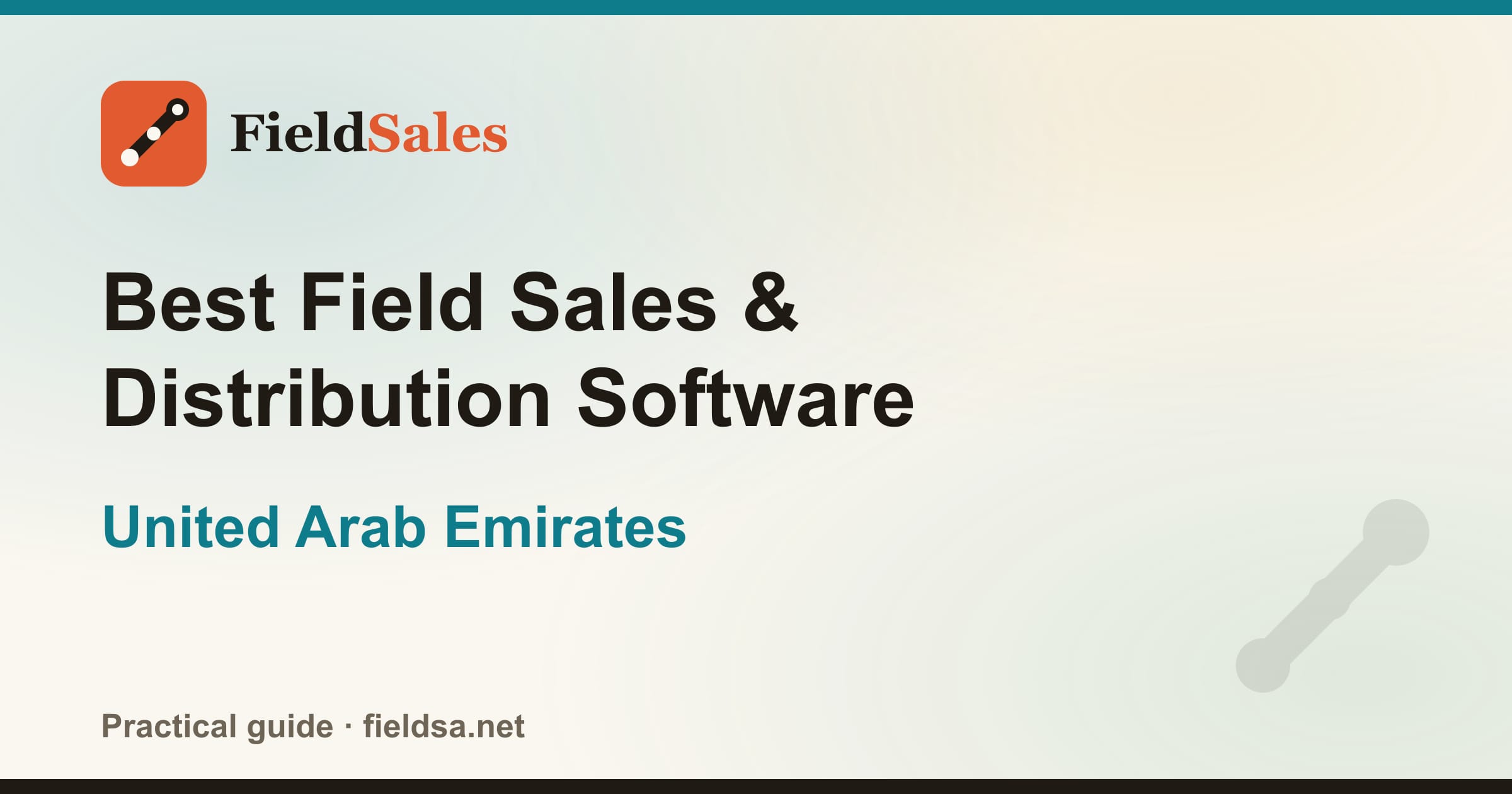 Best Field Sales & Distribution Software in the UAE