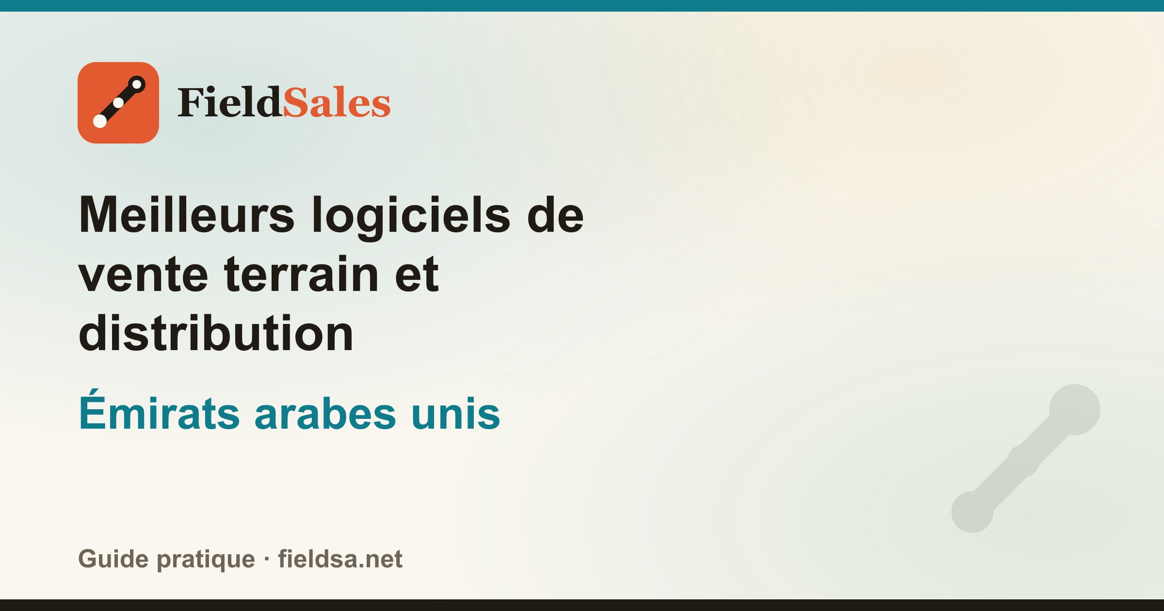 Meilleurs logiciels de vente terrain et distribution aux Émirats arabes unis