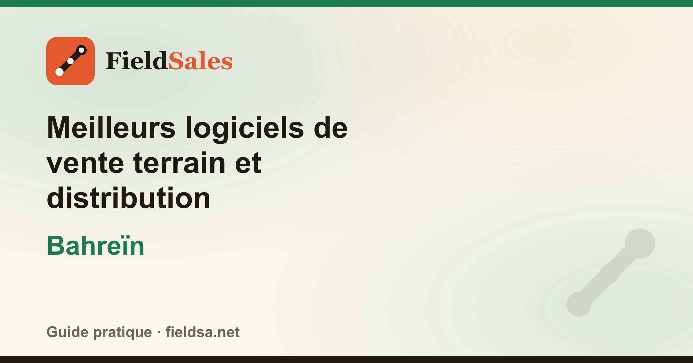 Meilleurs logiciels de vente terrain et distribution au Bahreïn
