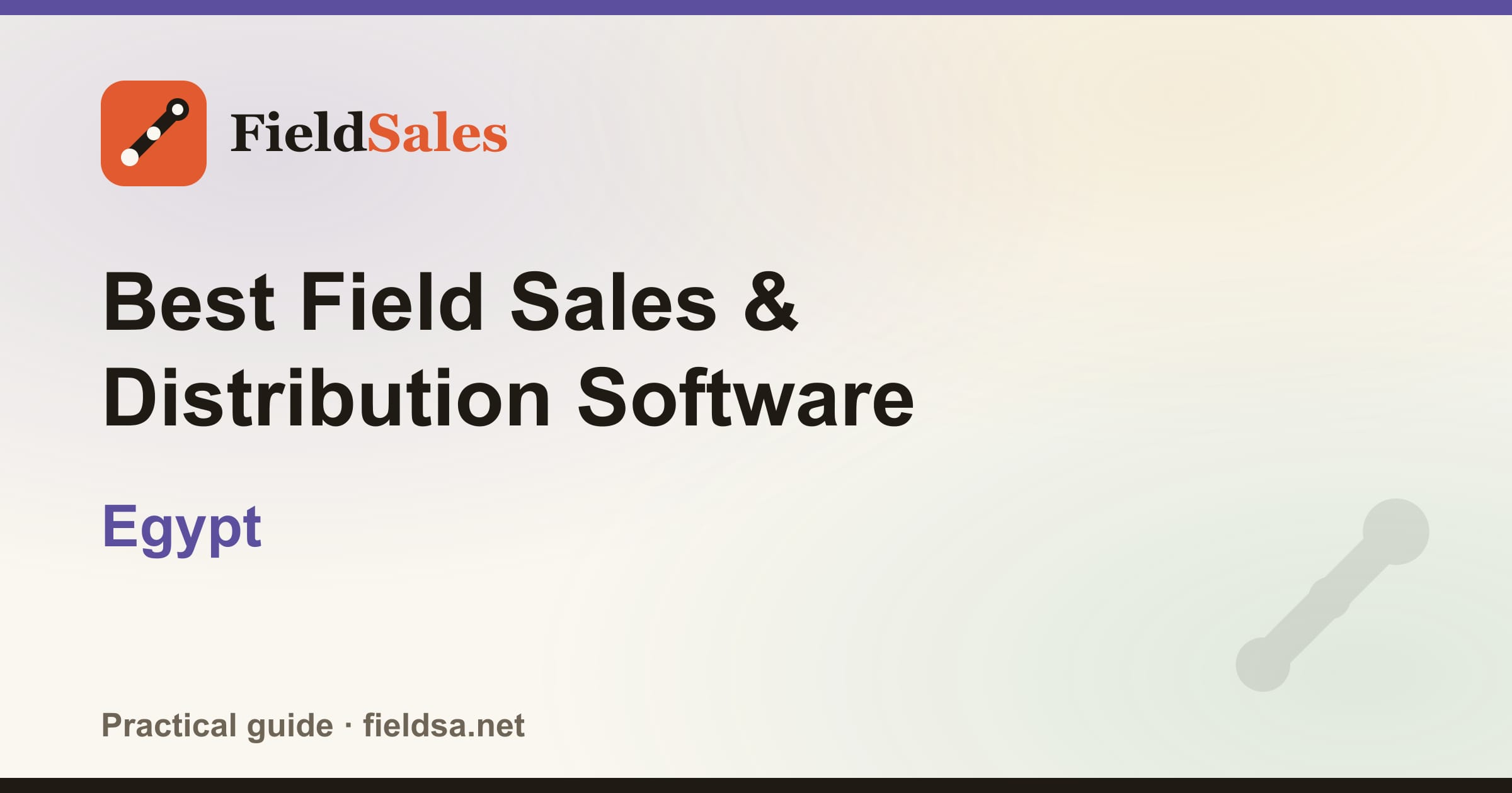Best Field Sales & Distribution Software in Egypt
