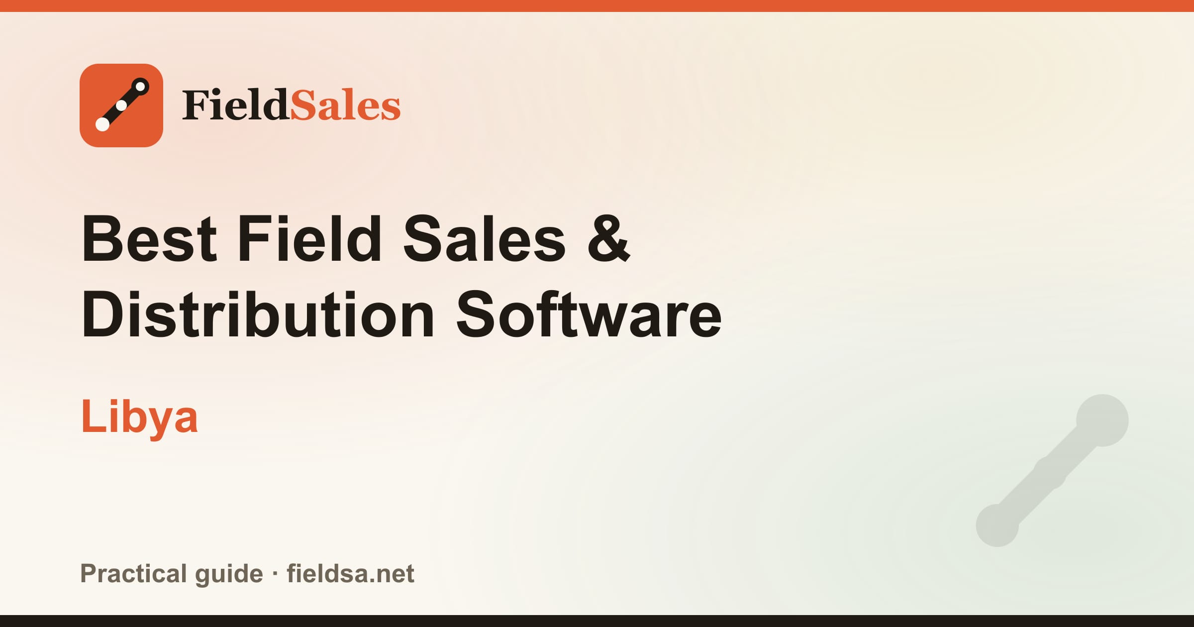 Best Field Sales & Distribution Software in Libya