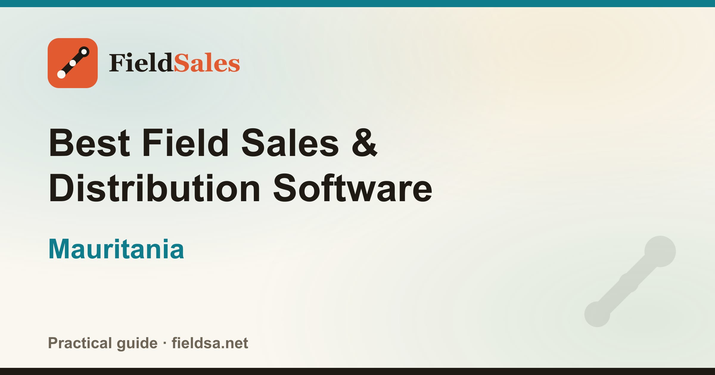 Best Field Sales & Distribution Software in Mauritania