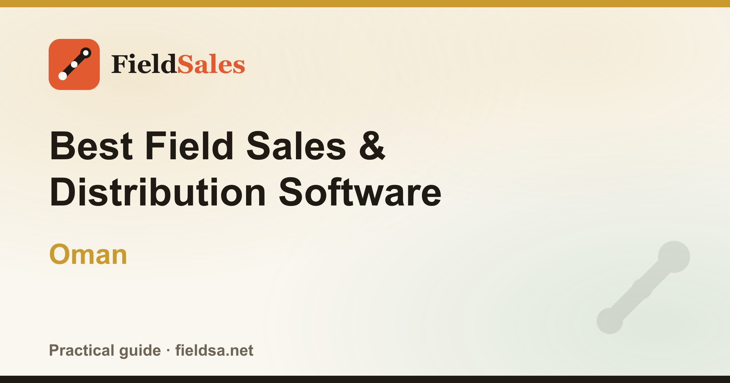 Best Field Sales & Distribution Software in Oman