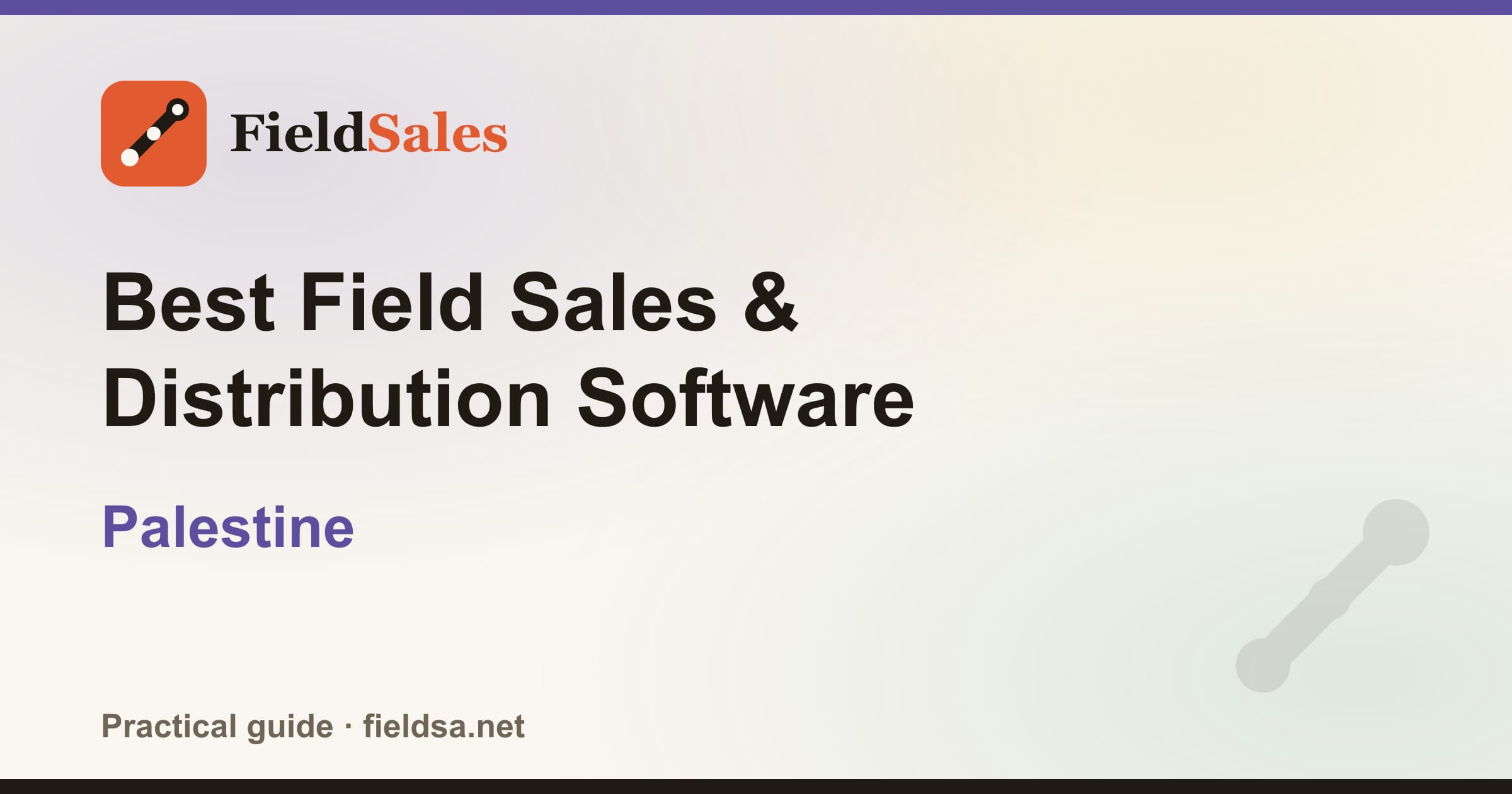 Best Field Sales & Distribution Software in Palestine