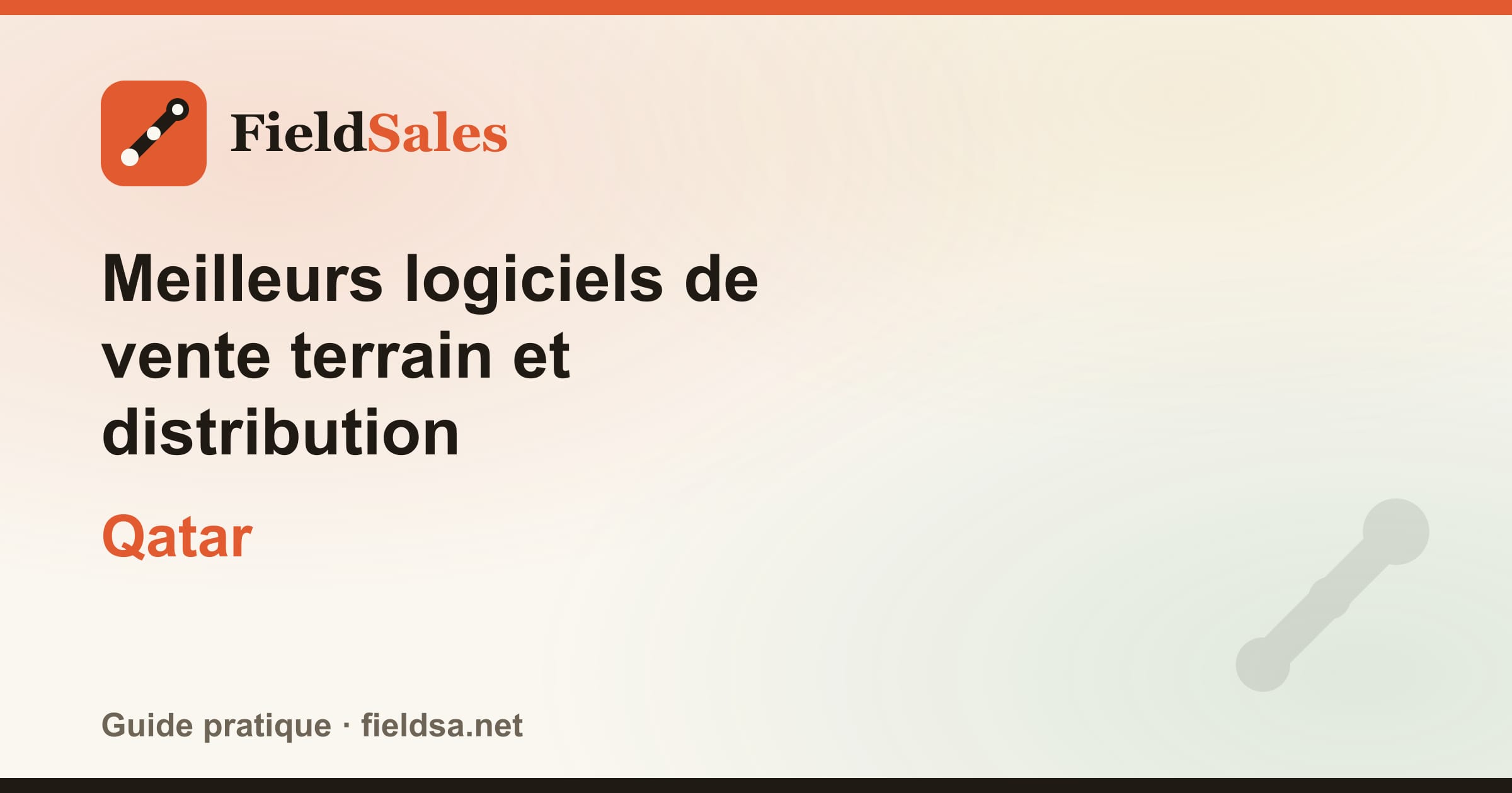 Meilleurs logiciels de vente terrain et distribution au Qatar