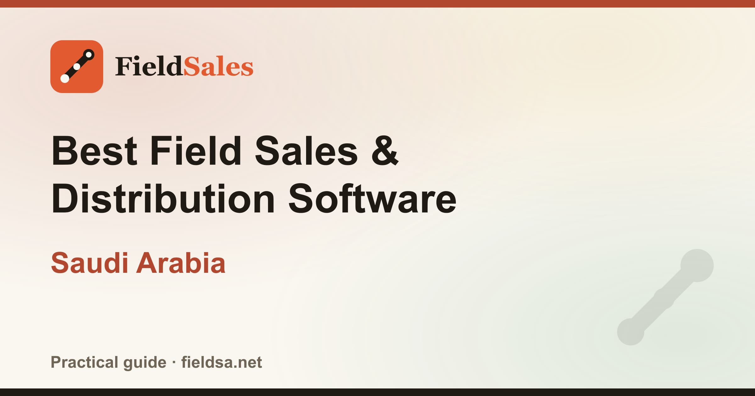 Best Field Sales & Distribution Software in Saudi Arabia