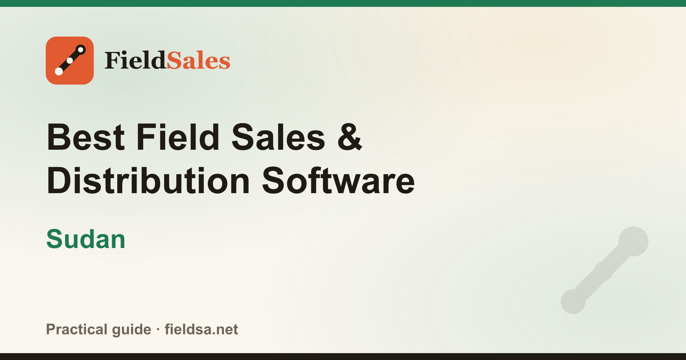 Best Field Sales & Distribution Software in Sudan