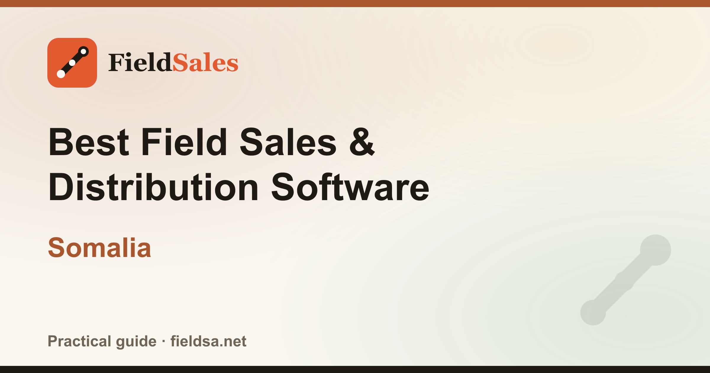 Best Field Sales & Distribution Software in Somalia