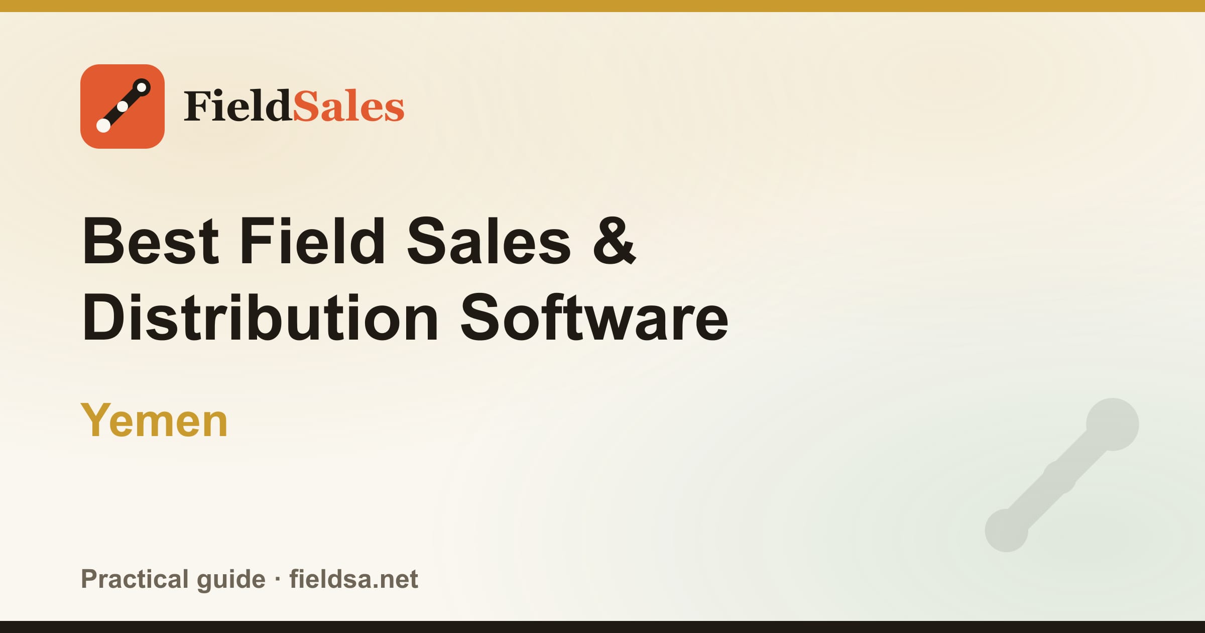 Best Field Sales & Distribution Software in Yemen