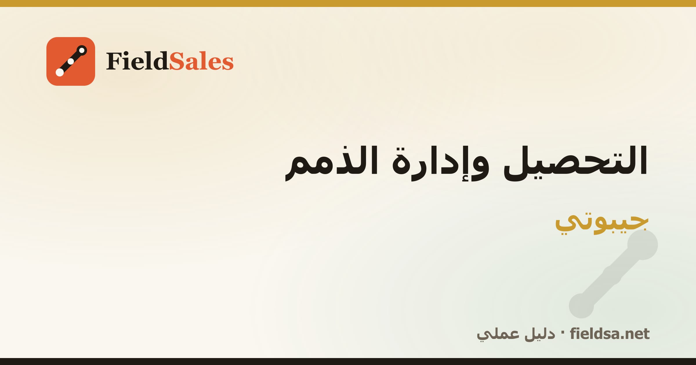 برنامج تحصيل المناديب والذمم والمديونيات في جيبوتي