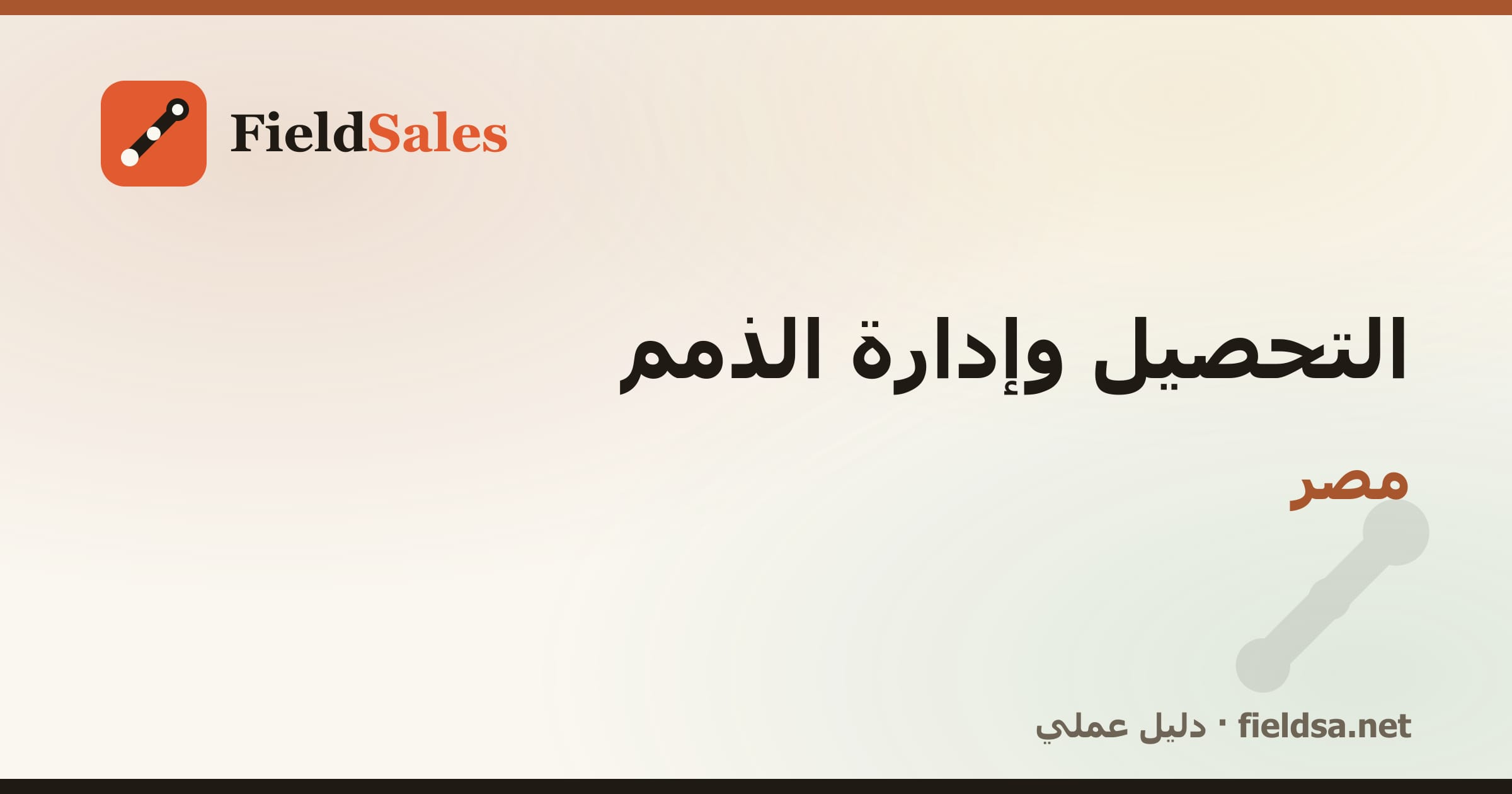 برنامج تحصيل المناديب والذمم والمديونيات في مصر