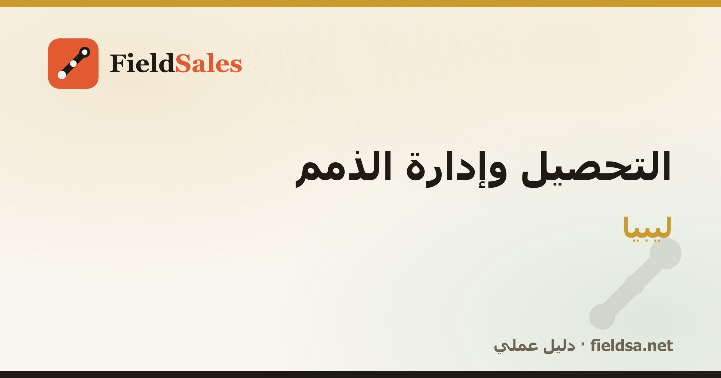 برنامج تحصيل المناديب والذمم والمديونيات في ليبيا