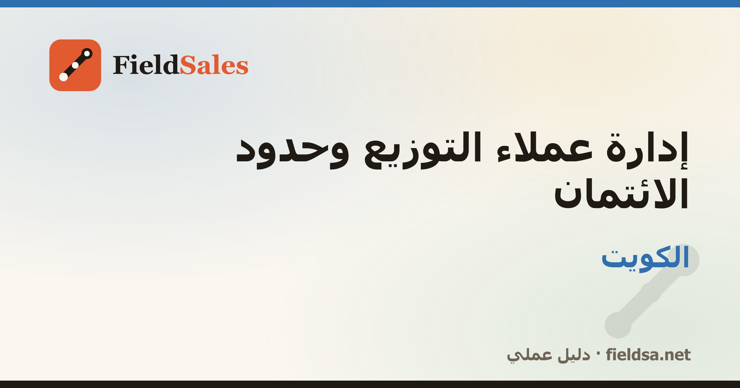 إدارة عملاء التوزيع وحدود الائتمان في الكويت
