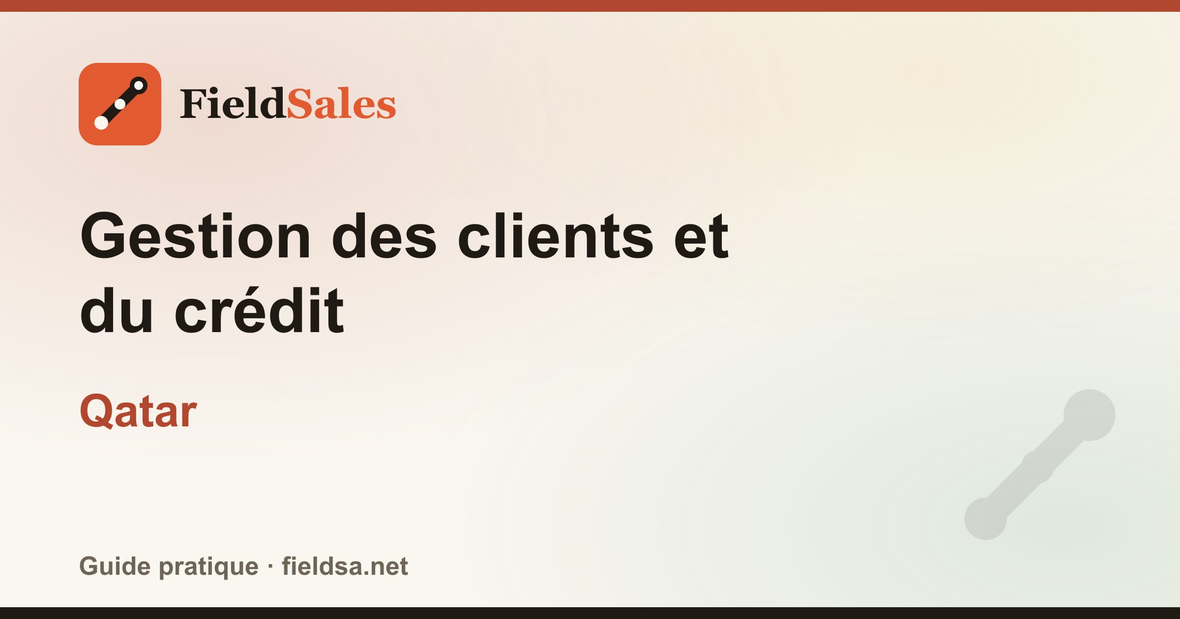 Gestion des clients et du crédit au Qatar