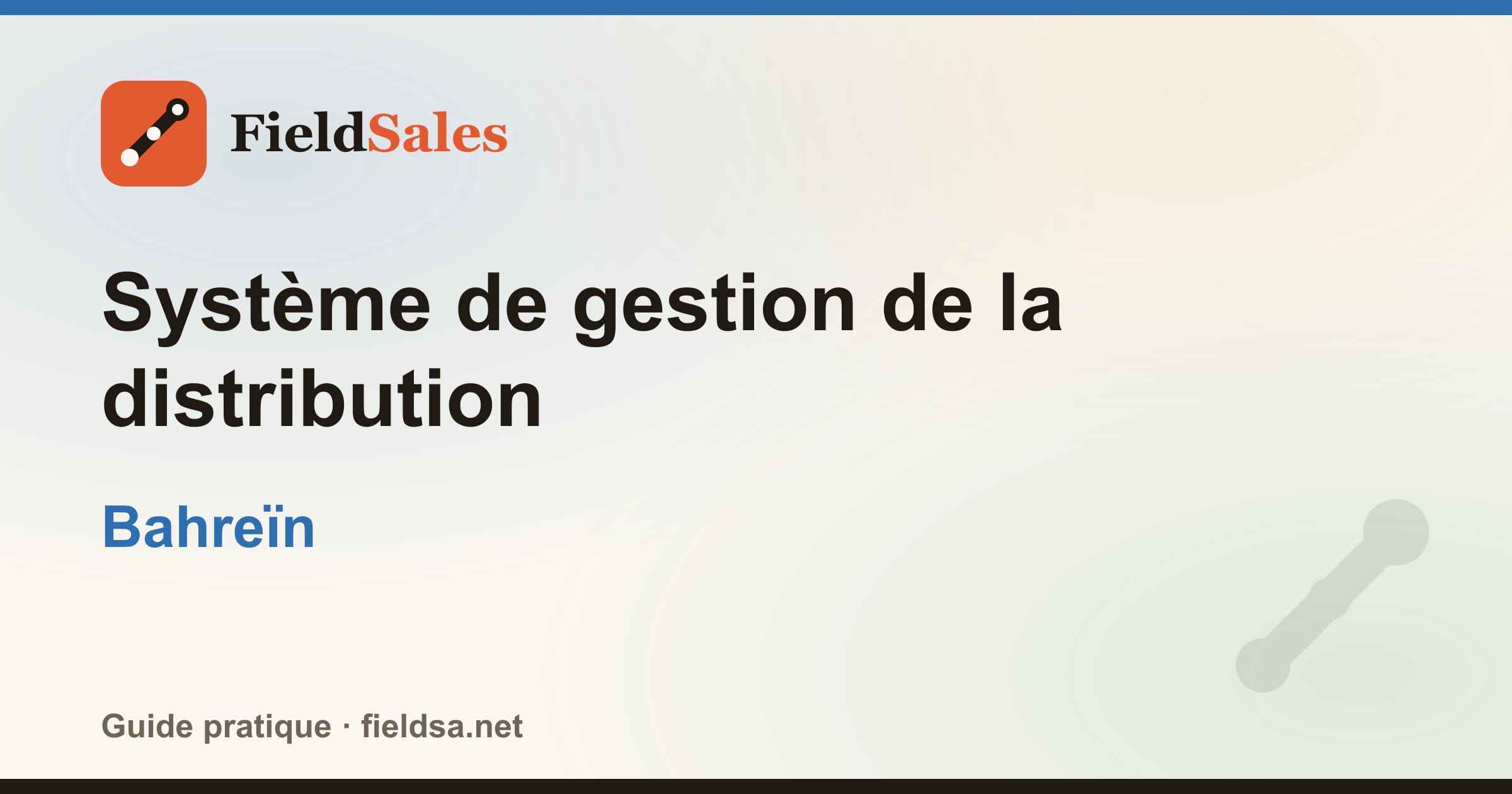 Logiciel de gestion de la distribution et des distributeurs (DMS) au Bahreïn