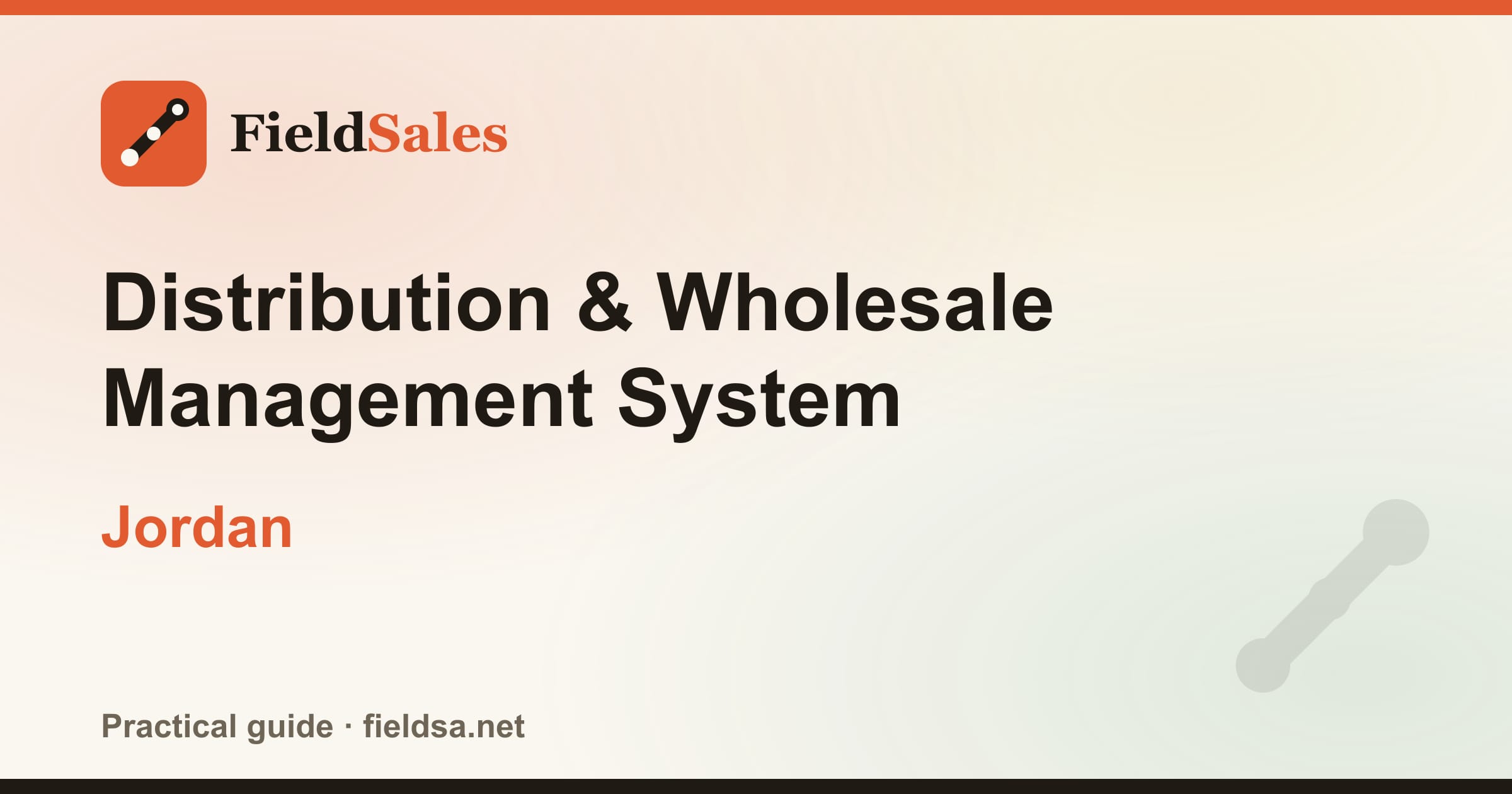 Distributor Management System (DMS) Software in Jordan