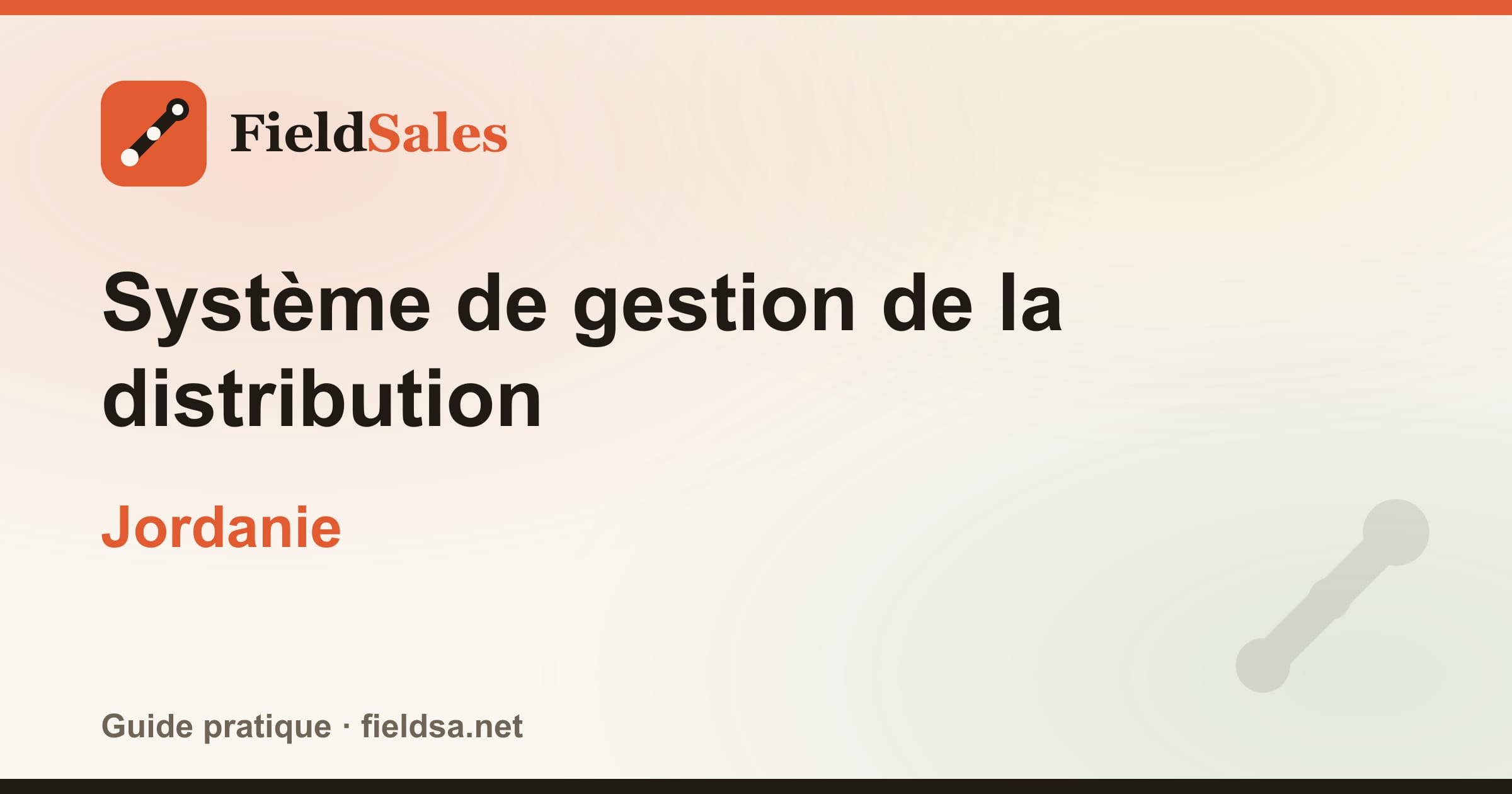 Logiciel de gestion de la distribution et des distributeurs (DMS) en Jordanie