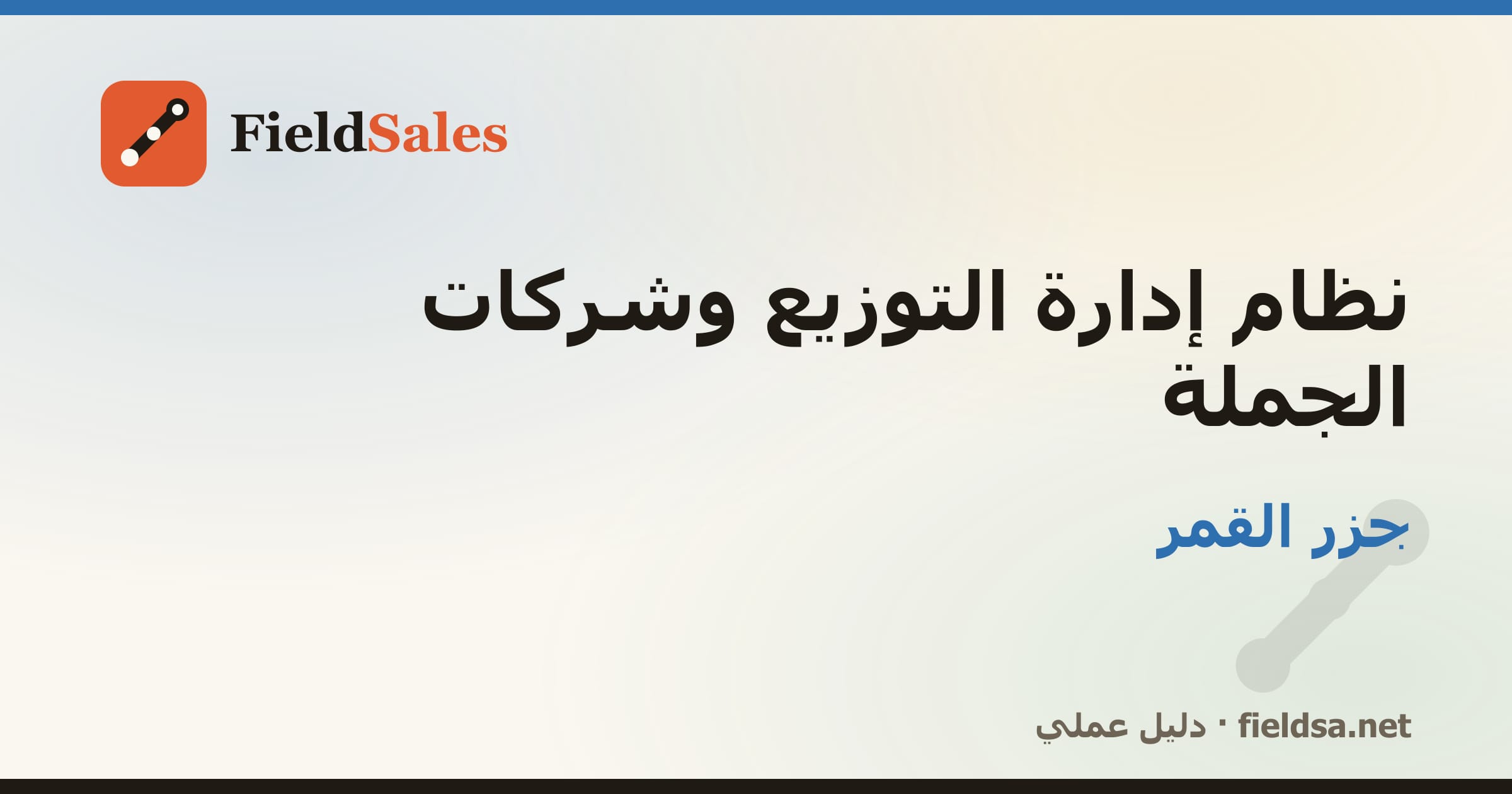 نظام إدارة الموزعين وشركات التوزيع والجملة DMS في جزر القمر