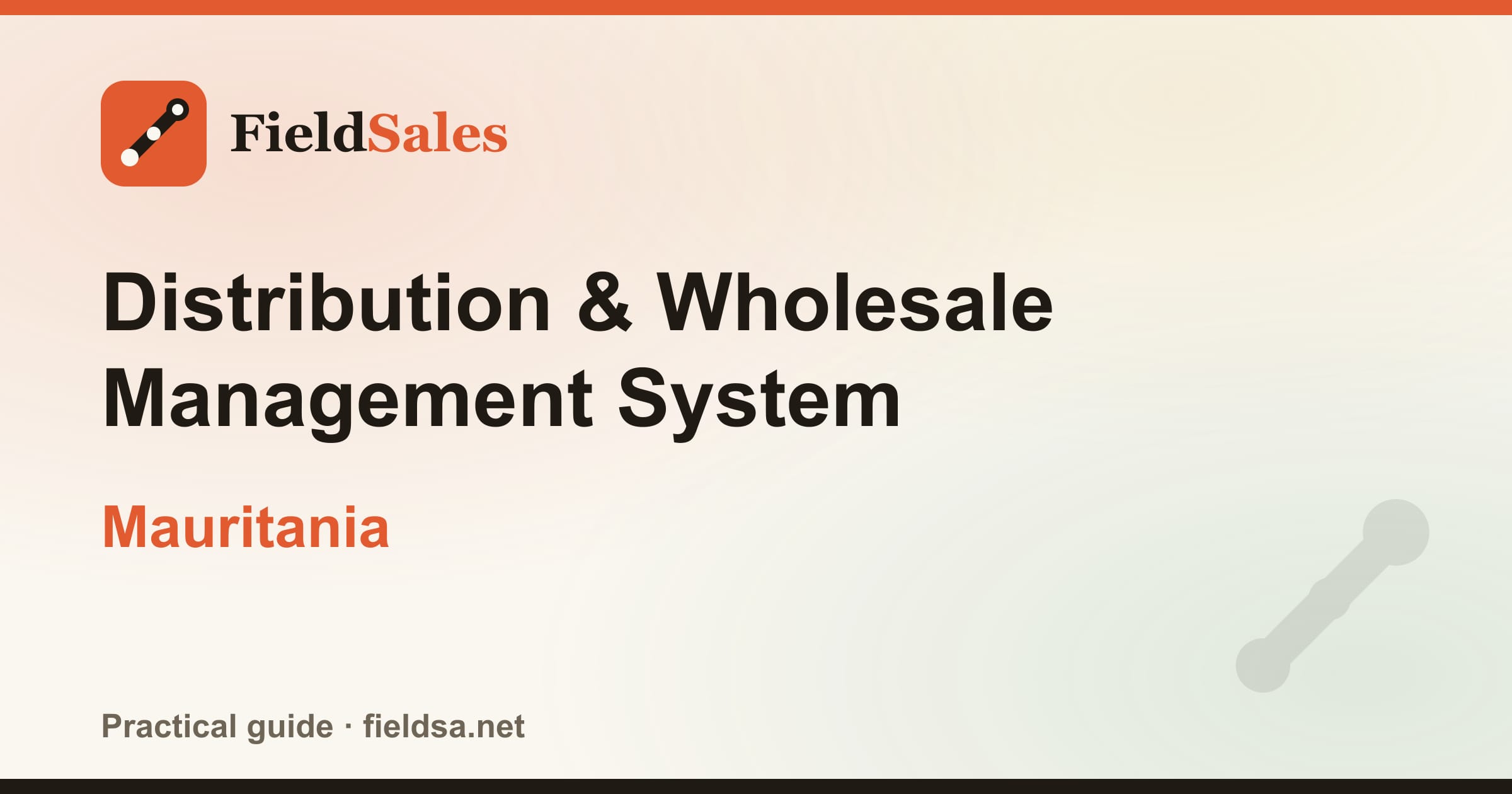 Distributor Management System (DMS) Software in Mauritania