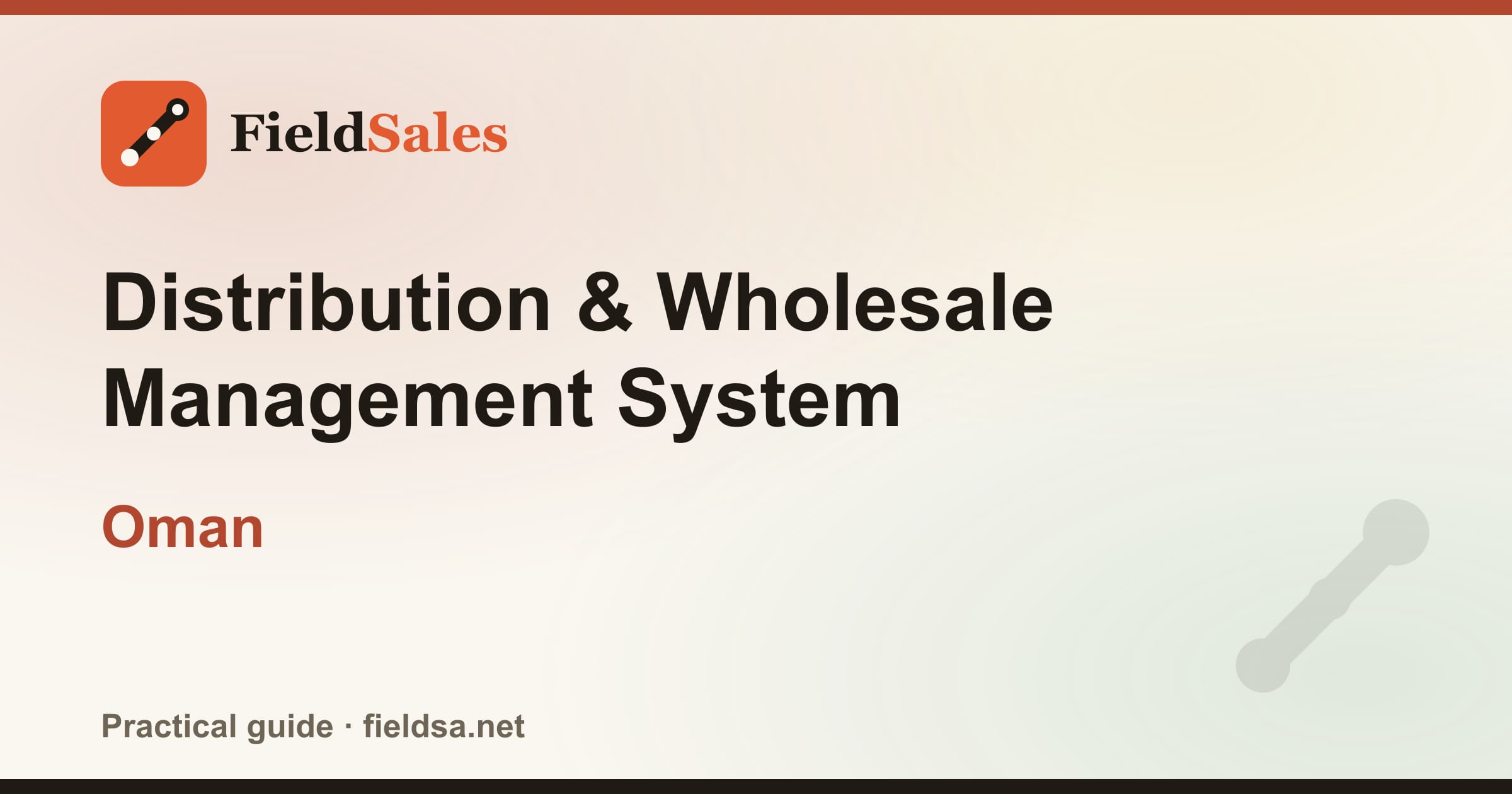 Distributor Management System (DMS) Software in Oman