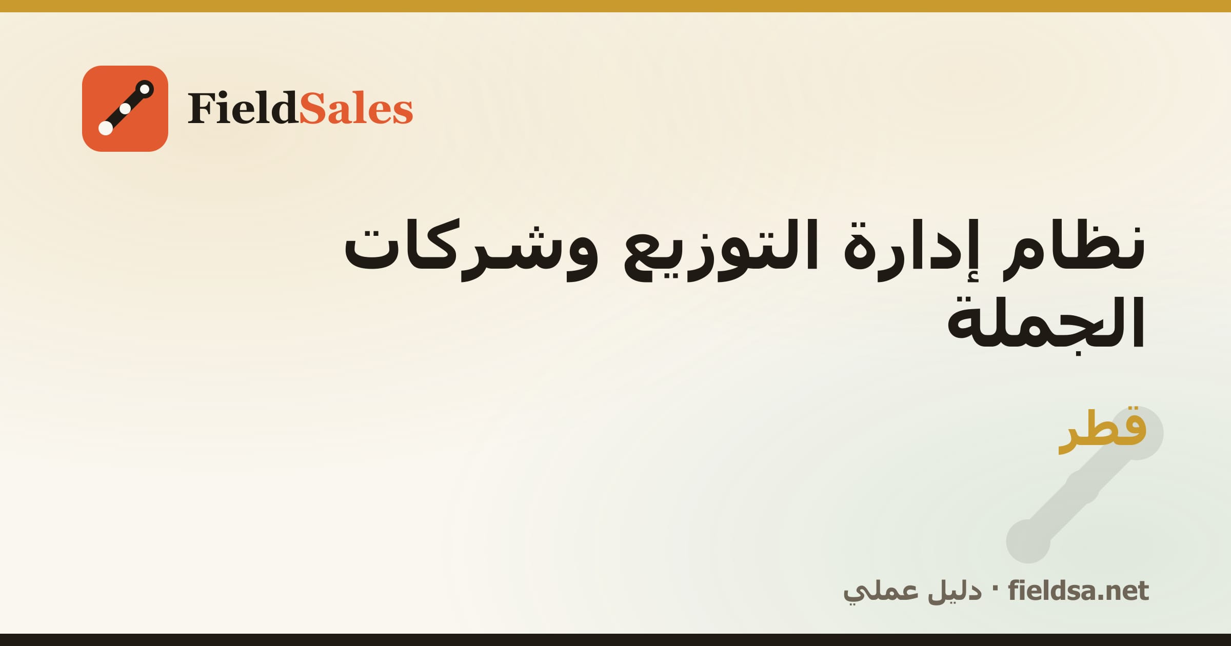 نظام إدارة الموزّعين وشركات التوزيع والجملة (DMS) في قطر