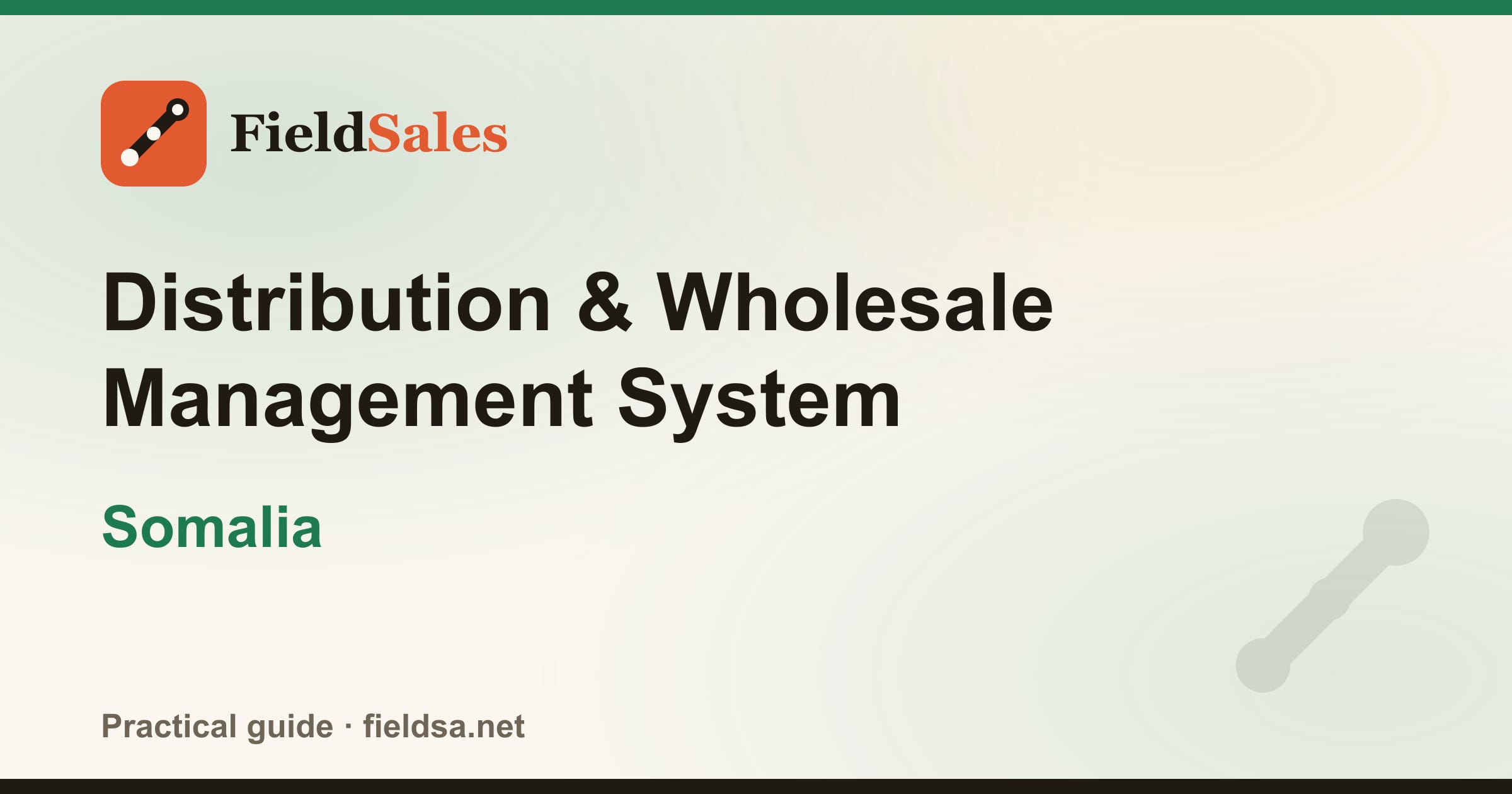 Distributor Management System (DMS) Software in Somalia