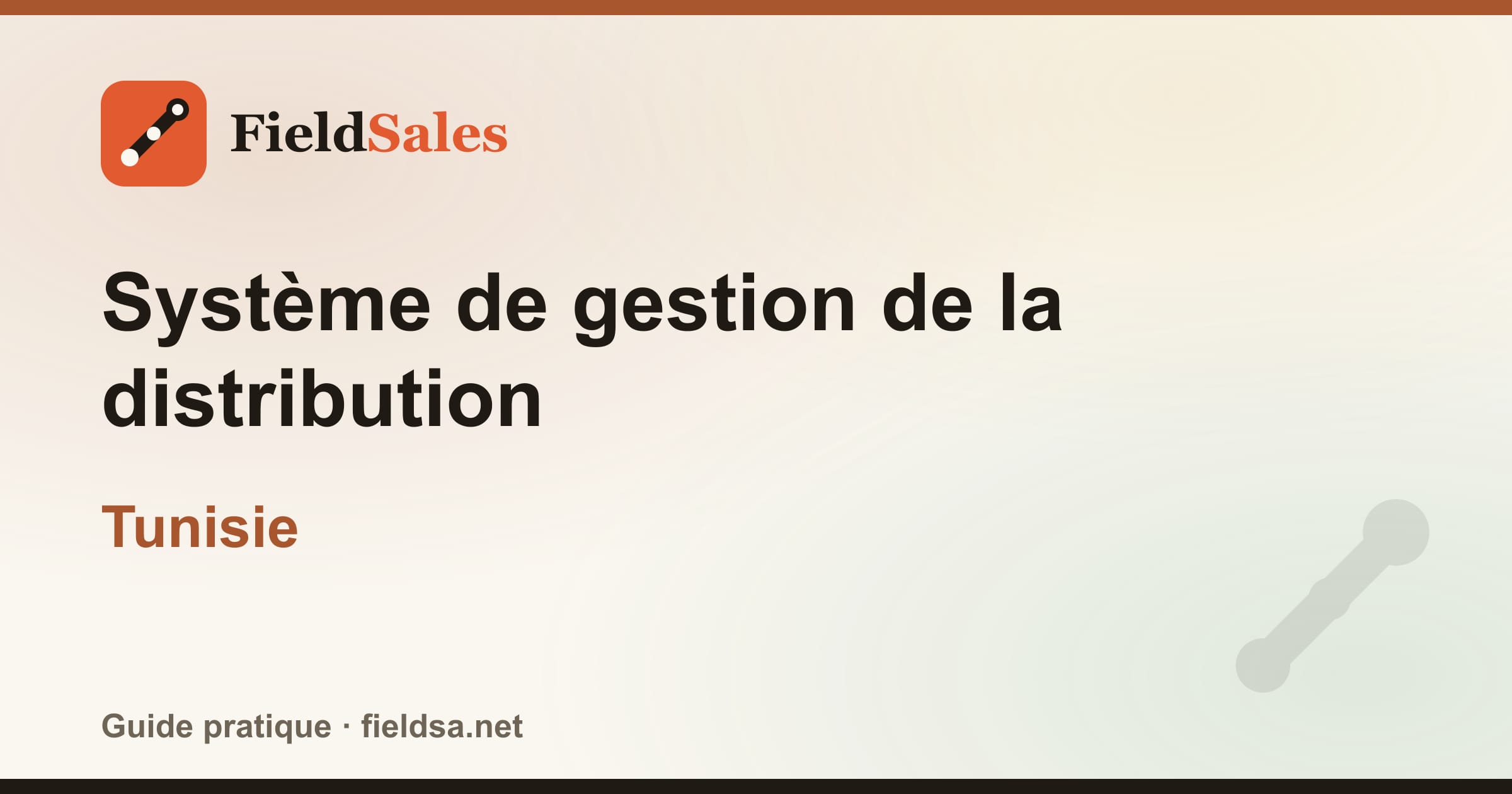 Logiciel de gestion de la distribution et des distributeurs (DMS) en Tunisie
