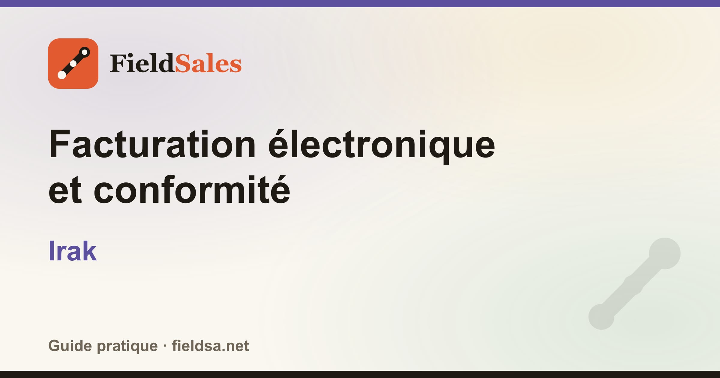 Facturation électronique et conformité en Irak