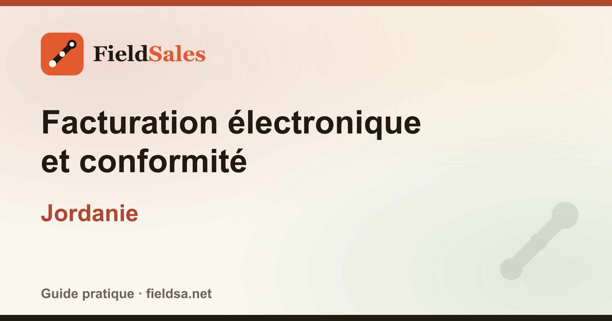 Facturation électronique et conformité en Jordanie