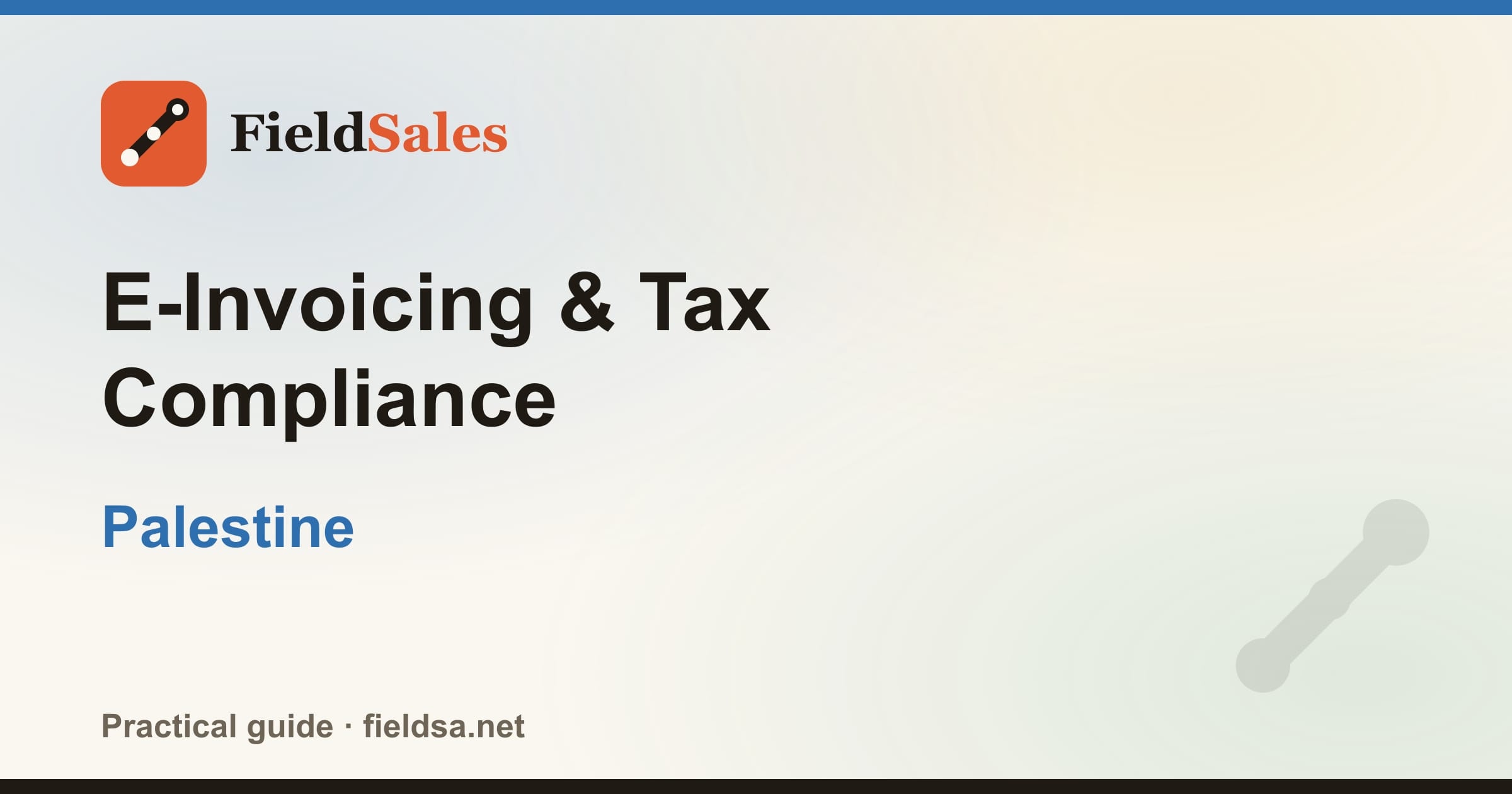 E-Invoicing & Tax Compliance in Palestine