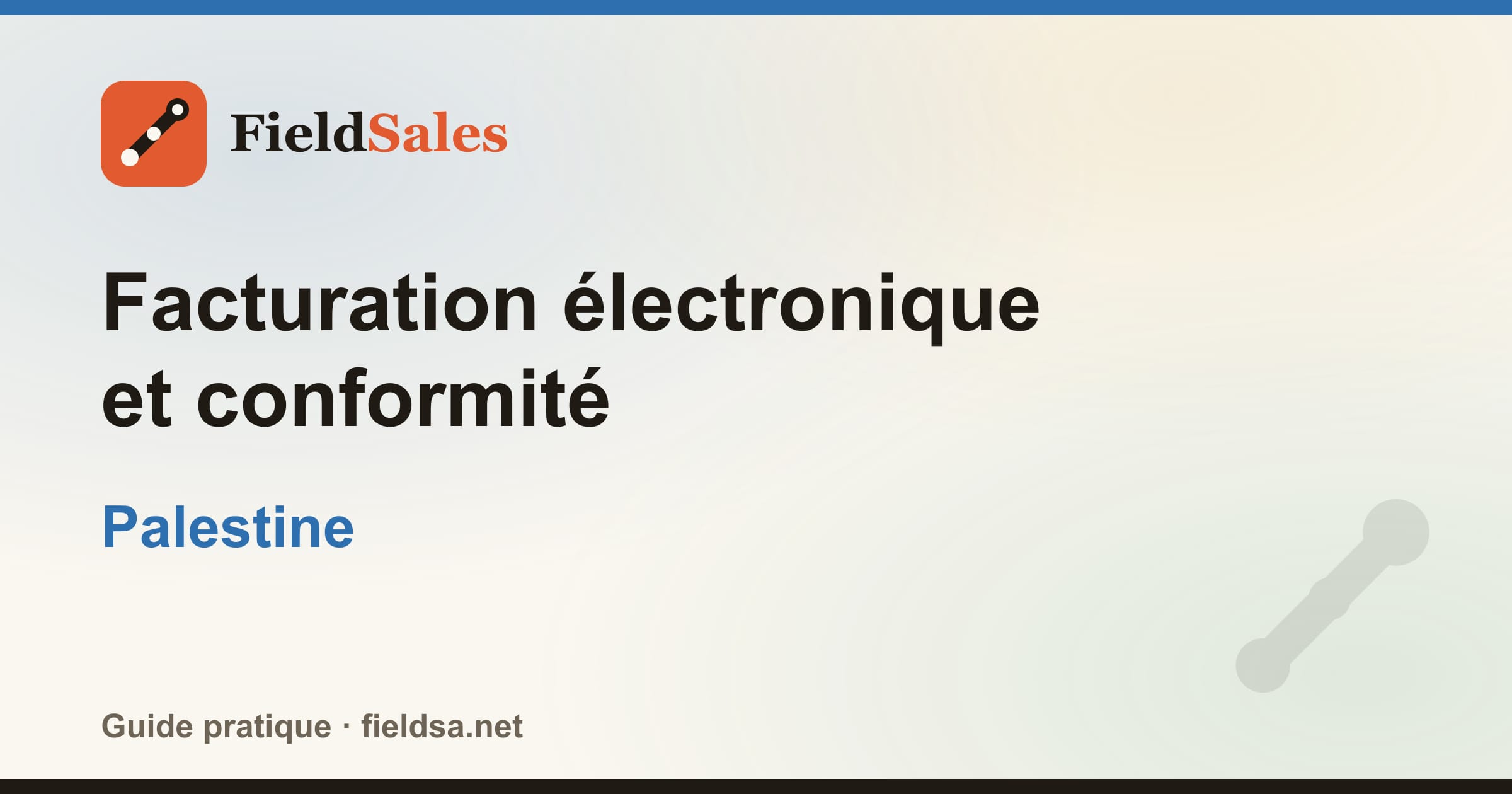 Facturation électronique et conformité en Palestine