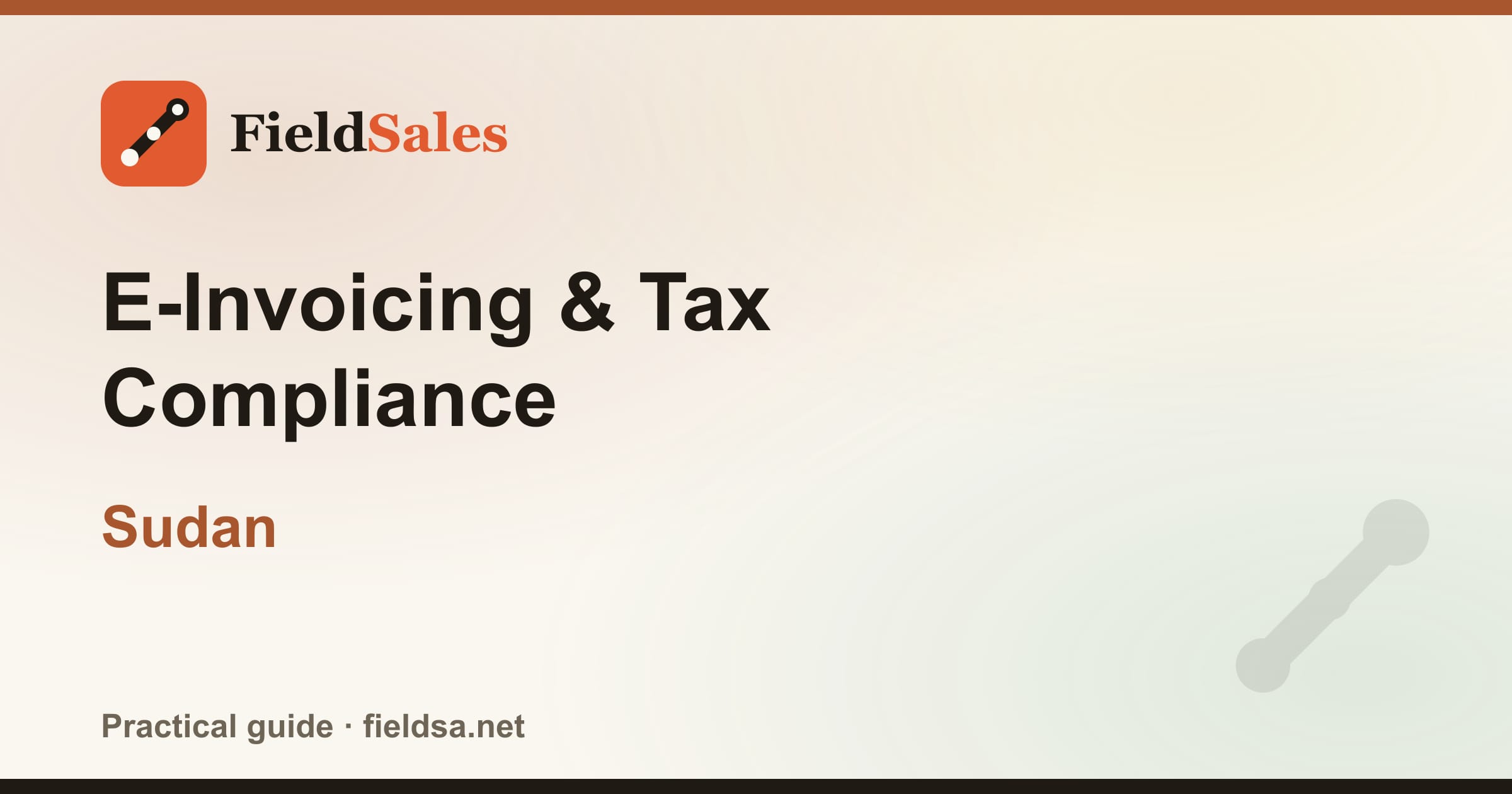 E-Invoicing & Tax Compliance in Sudan