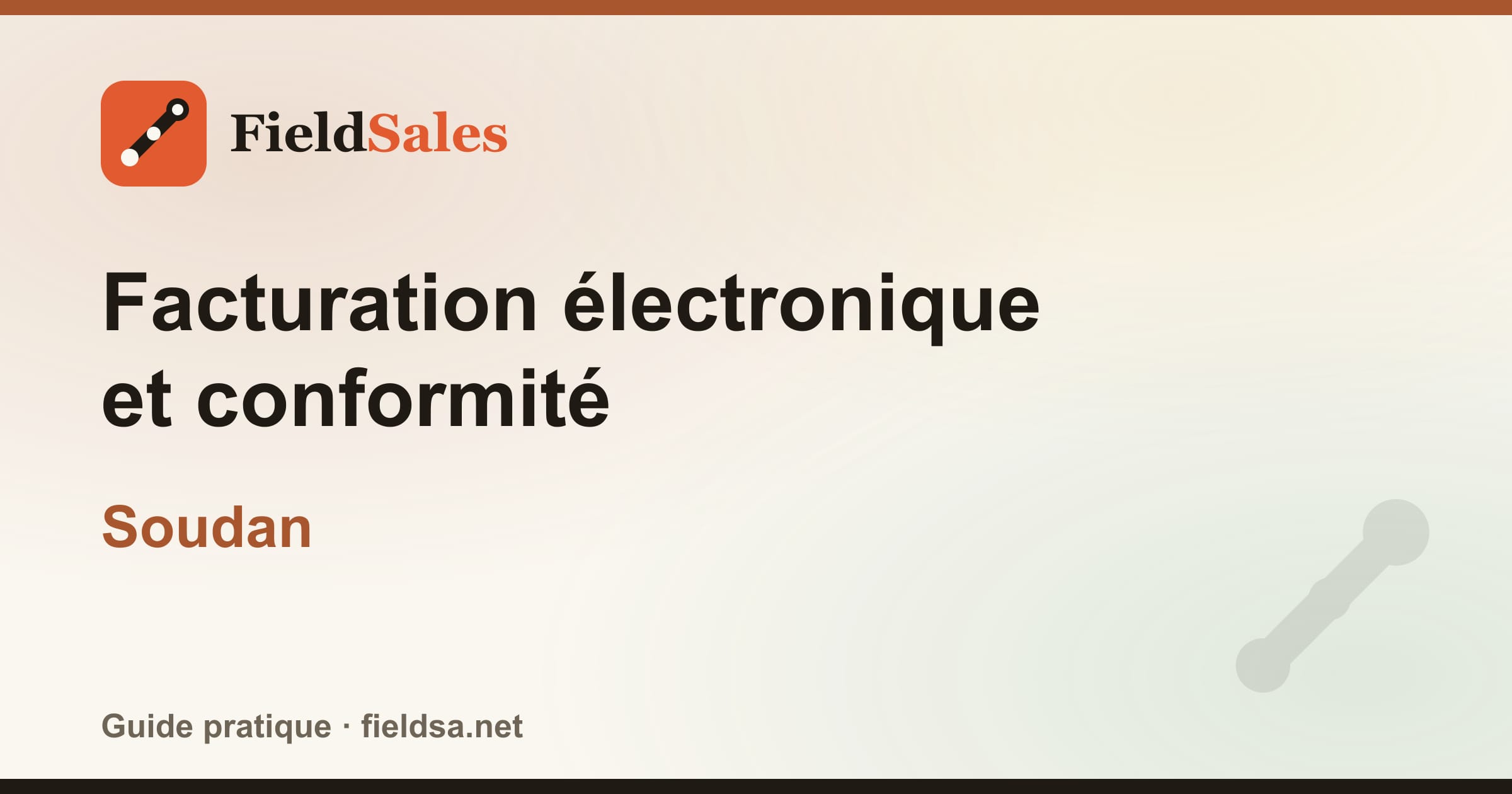 Facturation électronique et conformité au Soudan
