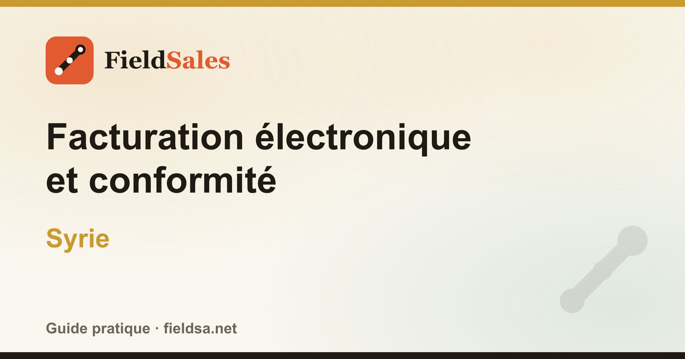 Facturation électronique et conformité en Syrie
