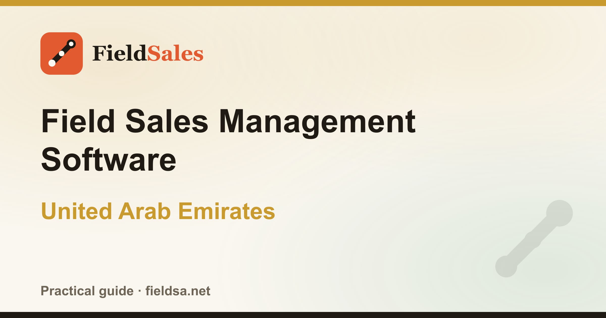 Field Sales Management Software in the UAE