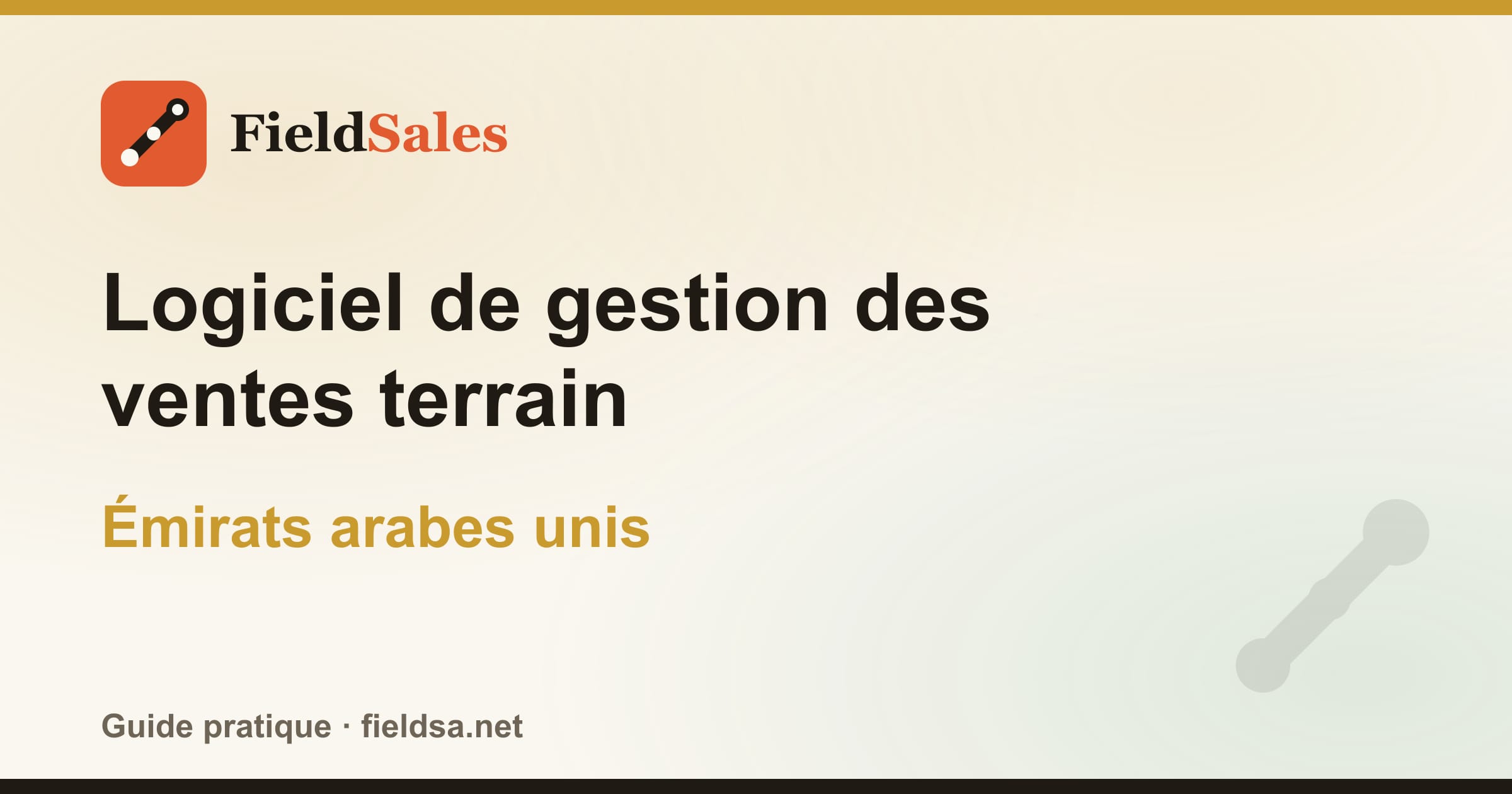 Logiciel de gestion des ventes terrain aux Émirats arabes unis