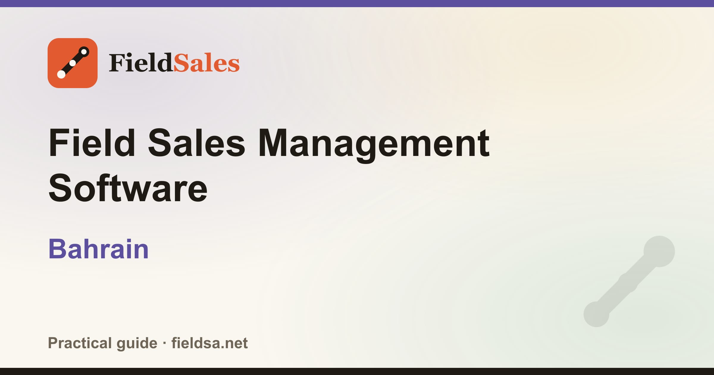 Field Sales Management Software in Bahrain