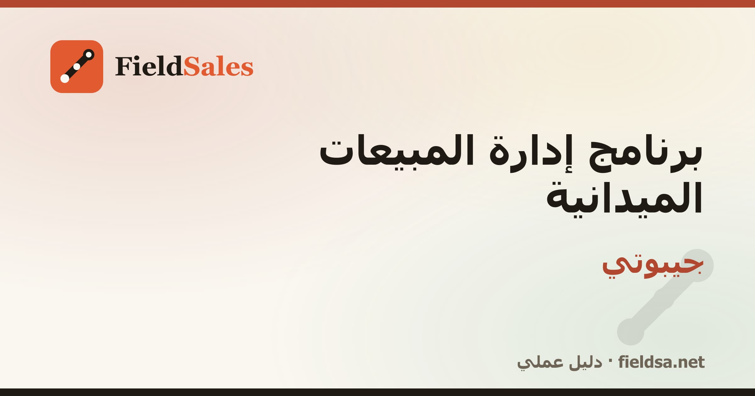 برنامج إدارة مناديب المبيعات الميدانية في جيبوتي