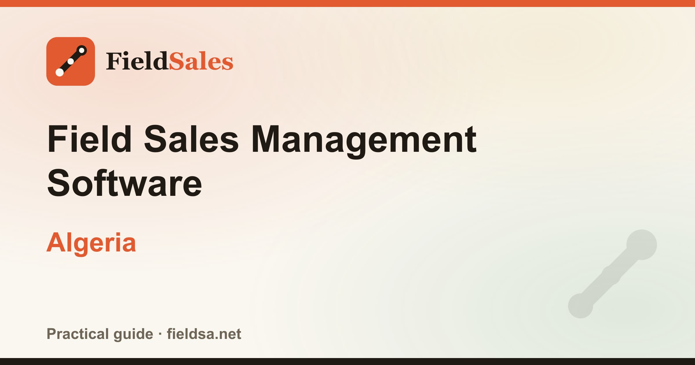 Field Sales Management Software in Algeria