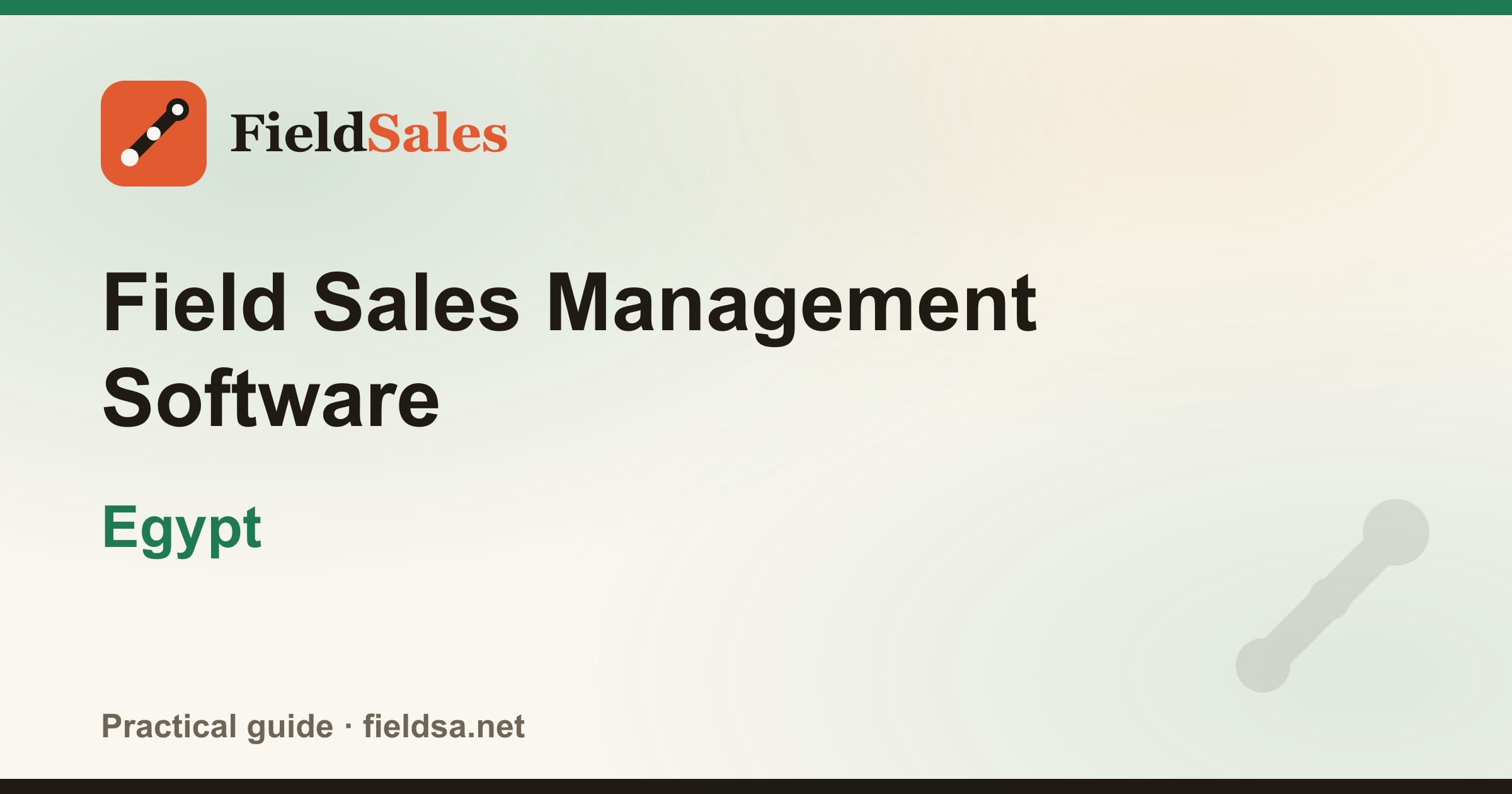 Field Sales Management Software in Egypt