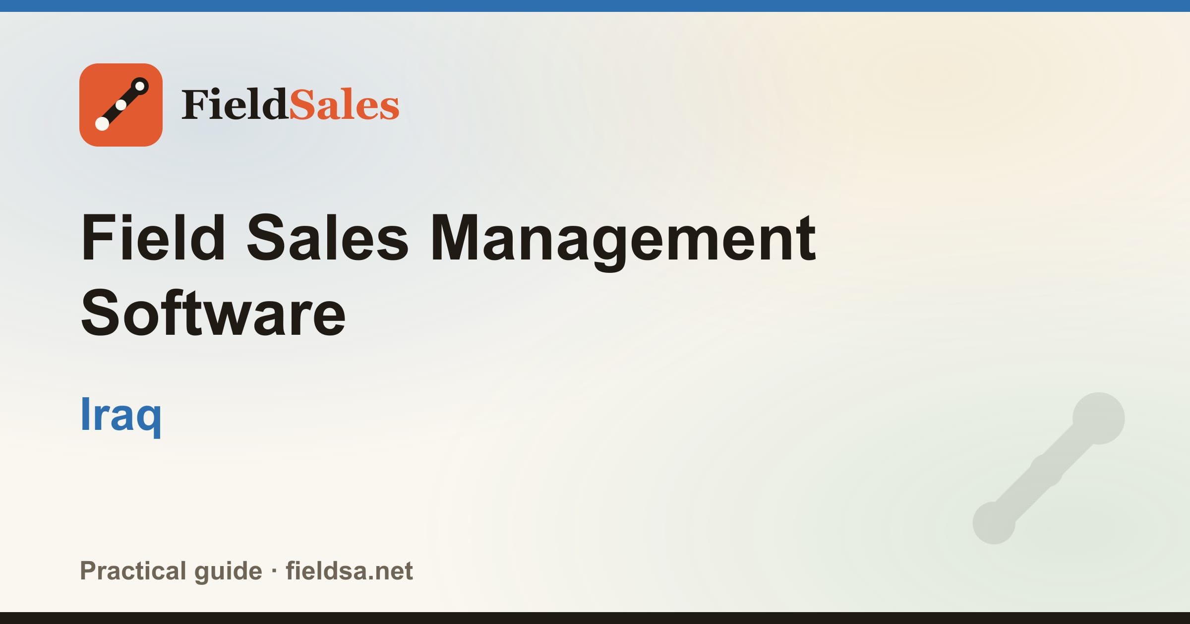 Field Sales Management Software in Iraq