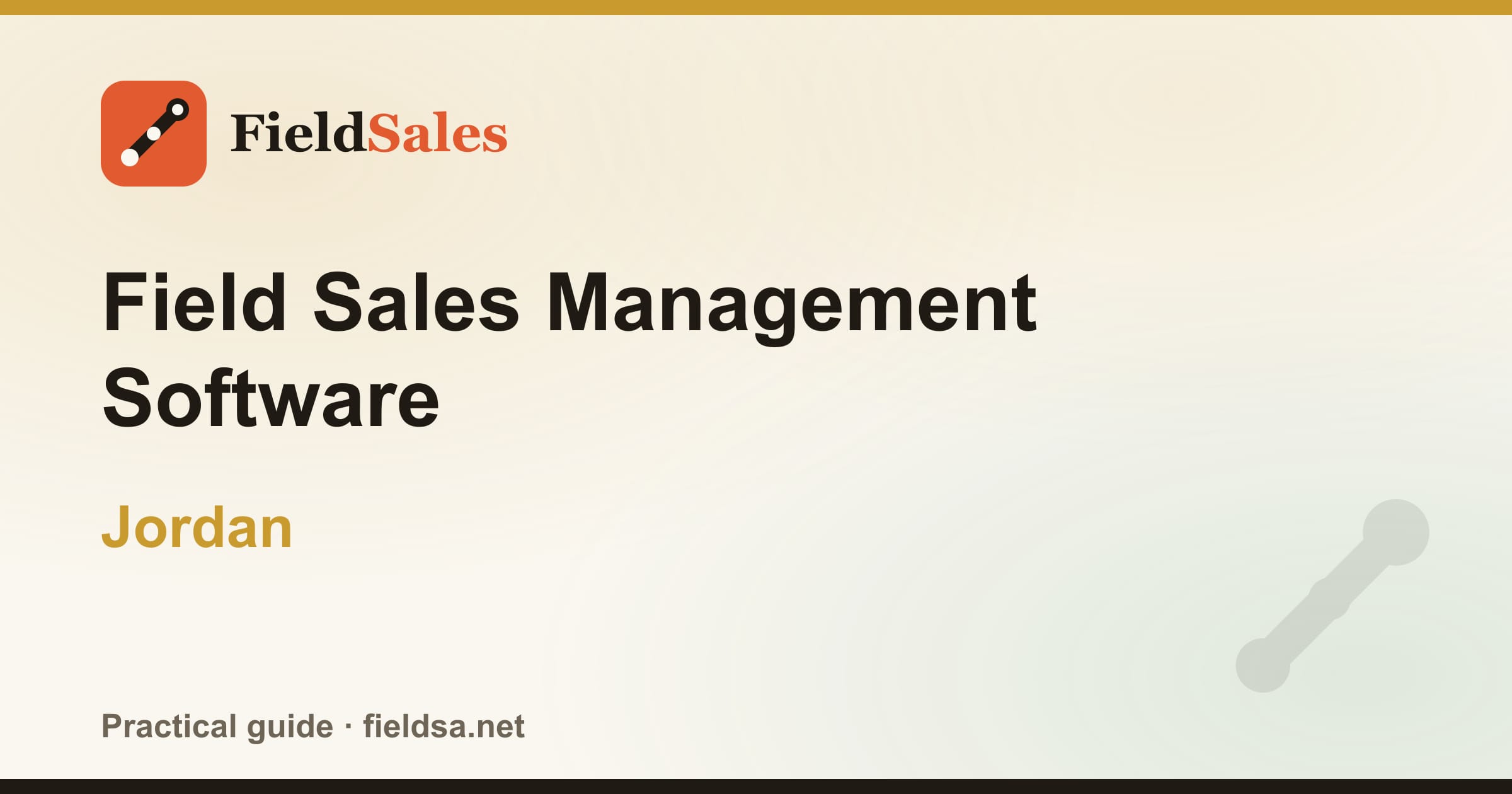 Field Sales Management Software in Jordan