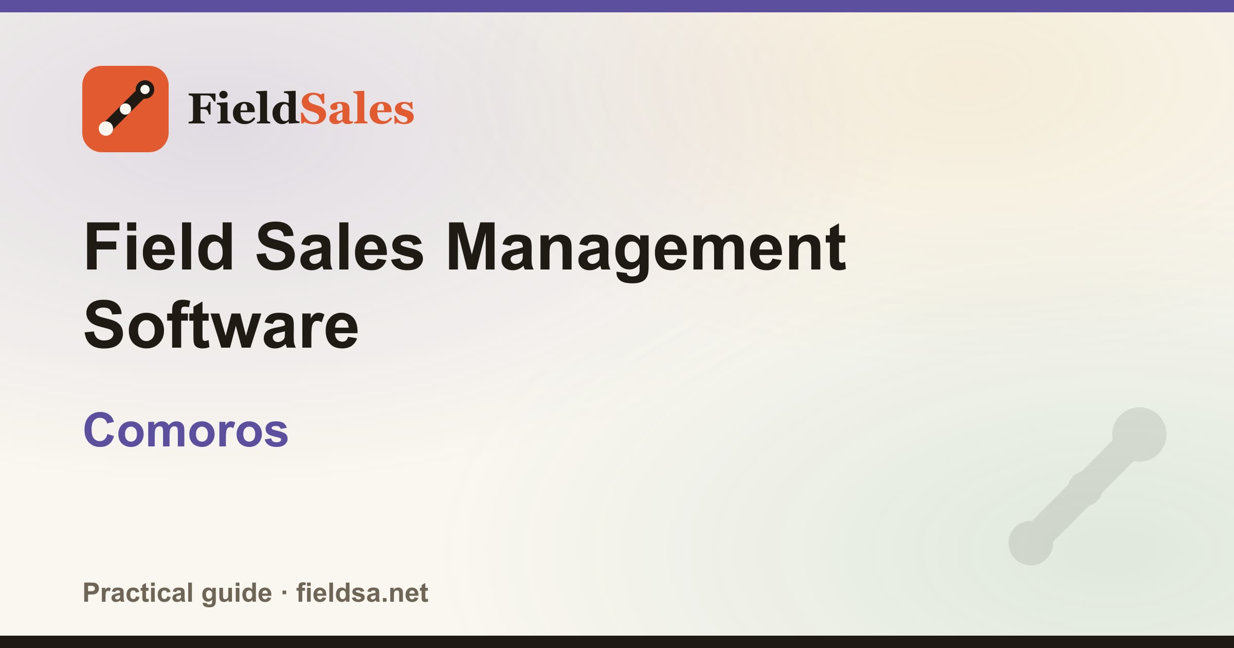 Field Sales Management Software in the Comoros