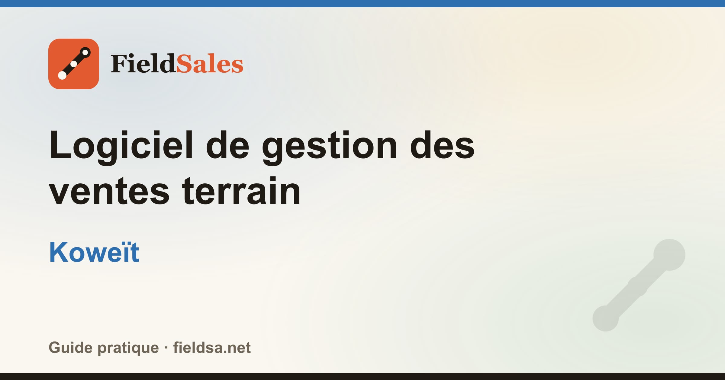 Logiciel de gestion des ventes terrain au Koweït