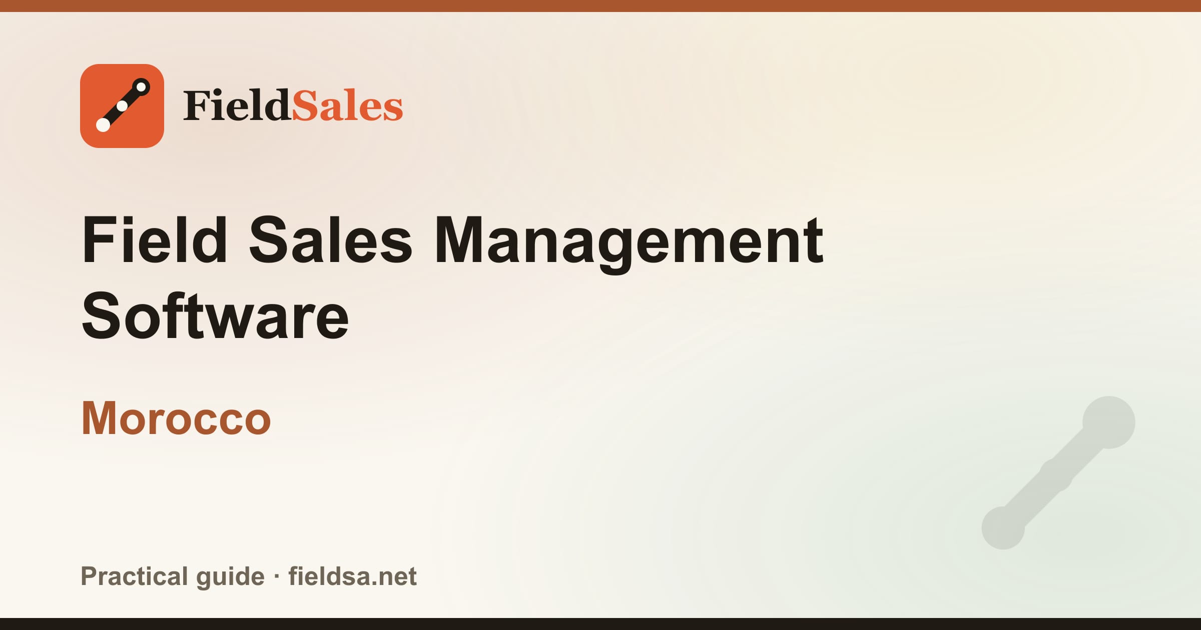 Field Sales Management Software in Morocco