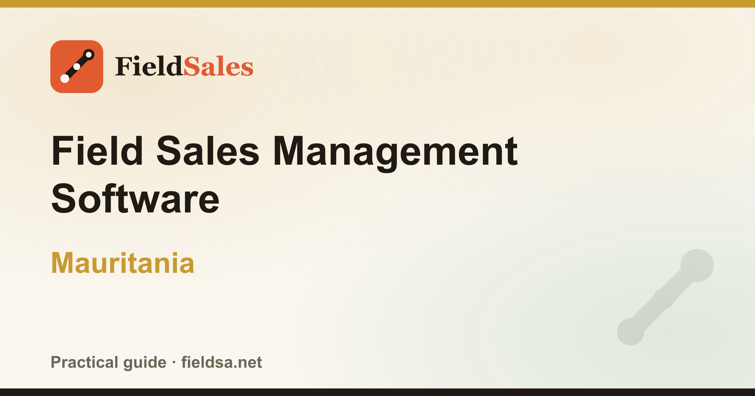 Field Sales Management Software in Mauritania