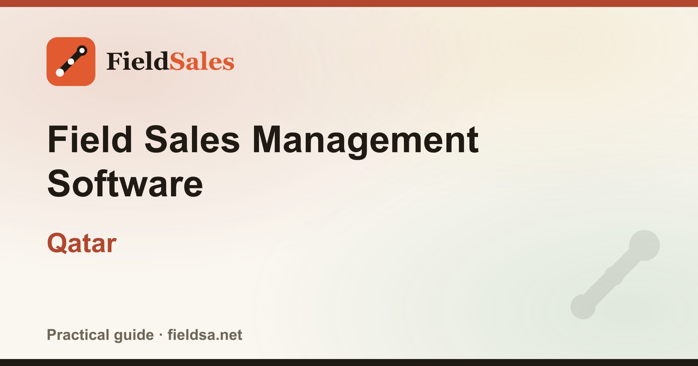 Field Sales Management Software in Qatar