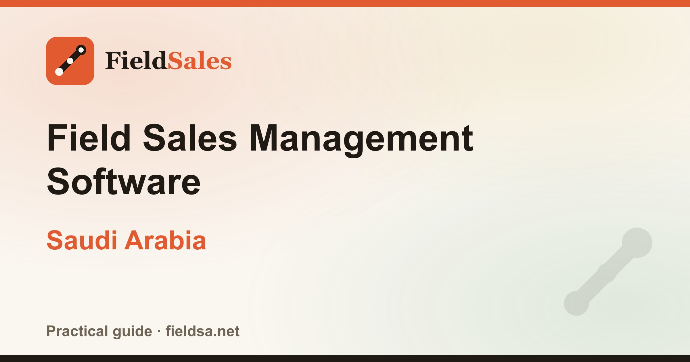 Field Sales Management Software in Saudi Arabia