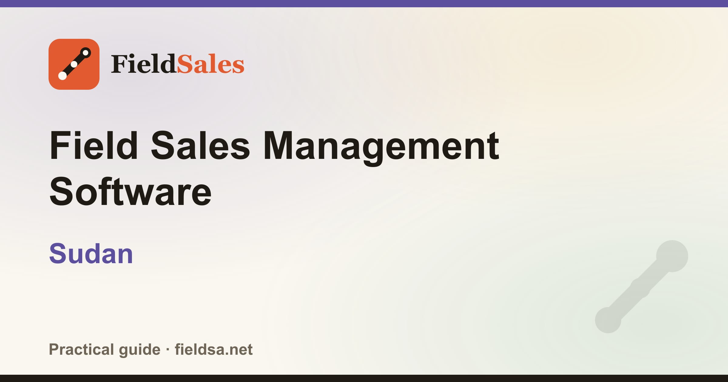 Field Sales Management Software in Sudan