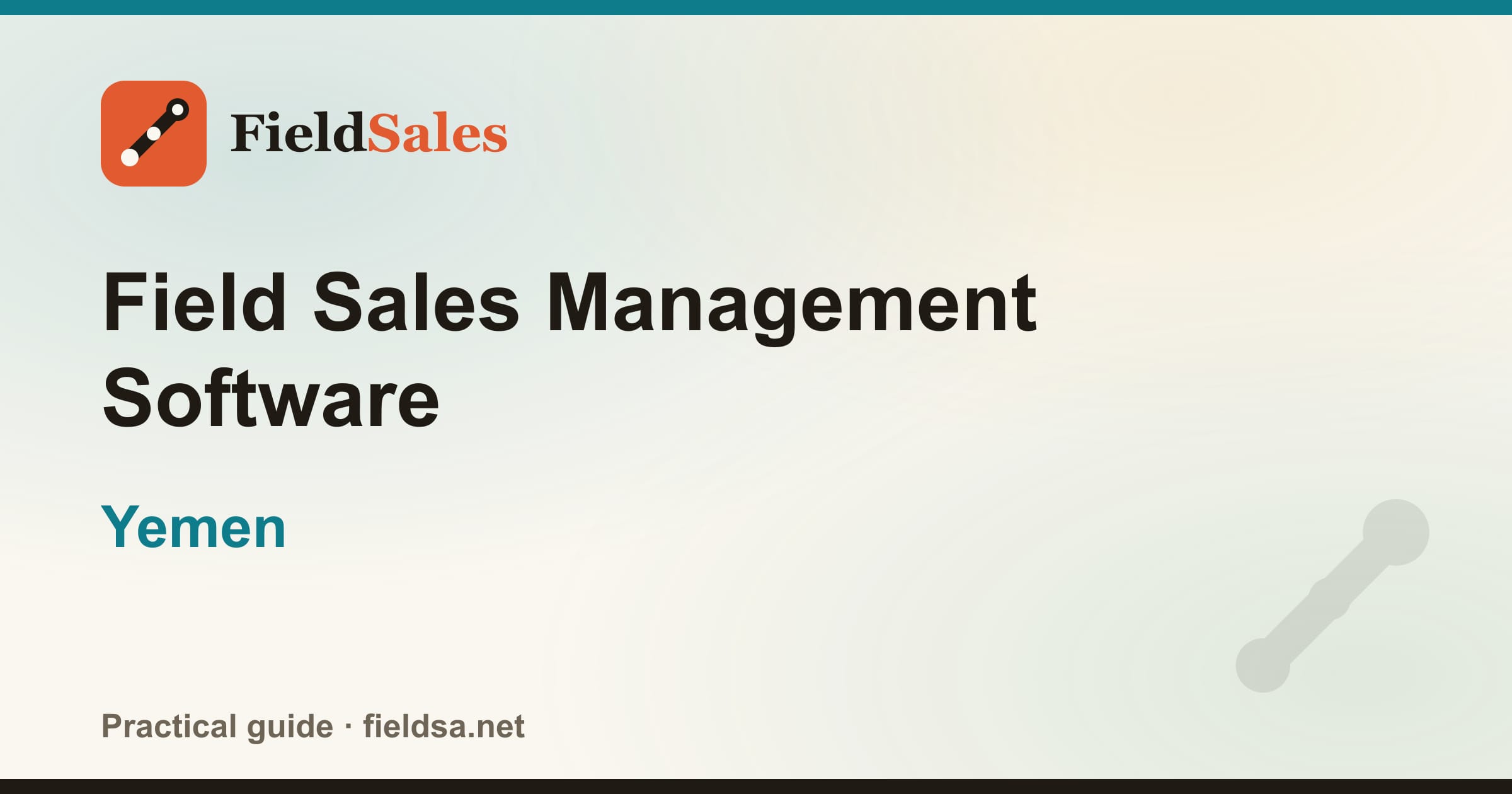 Field Sales Management Software in Yemen